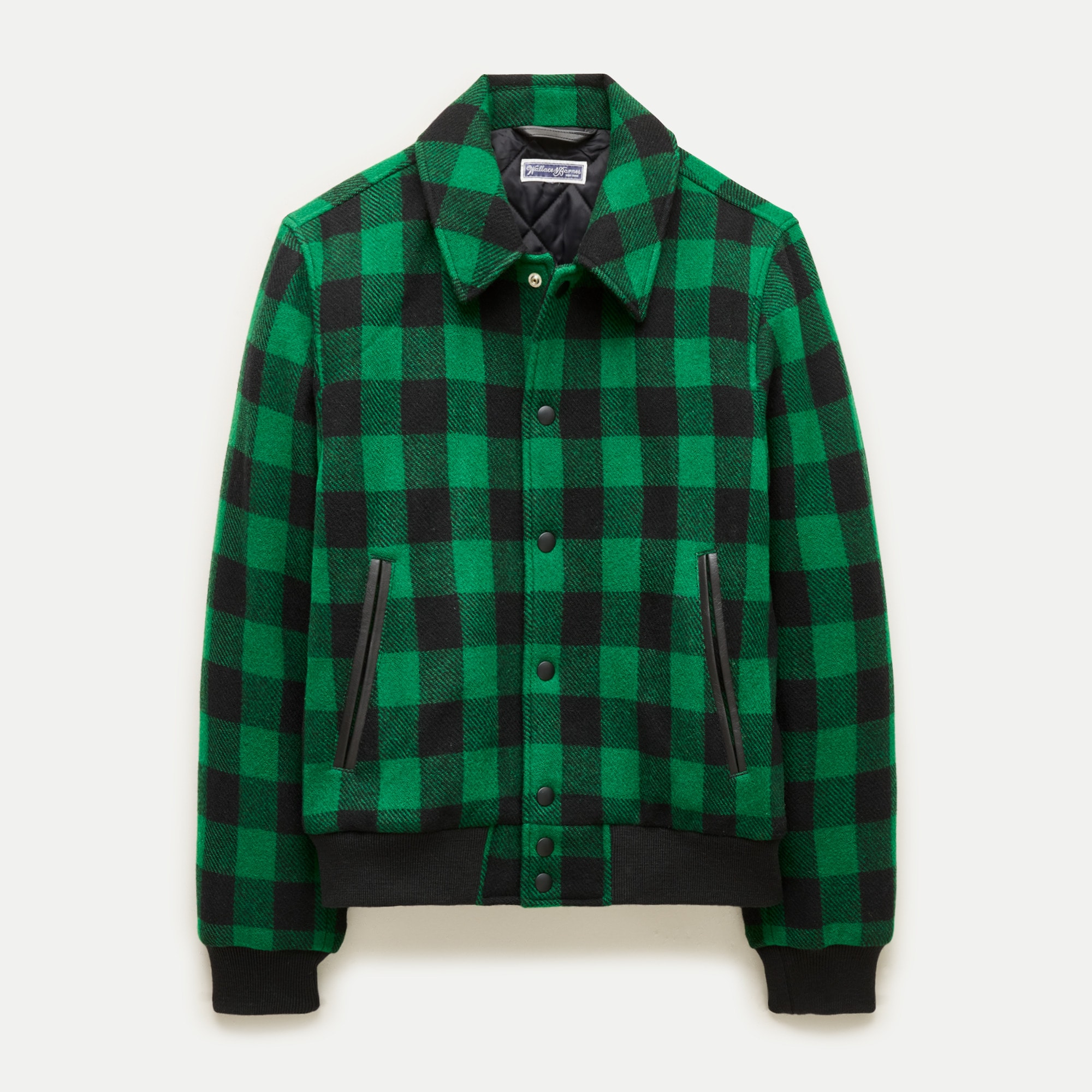 Wallace & Barnes wool jacket in buffalo plaid