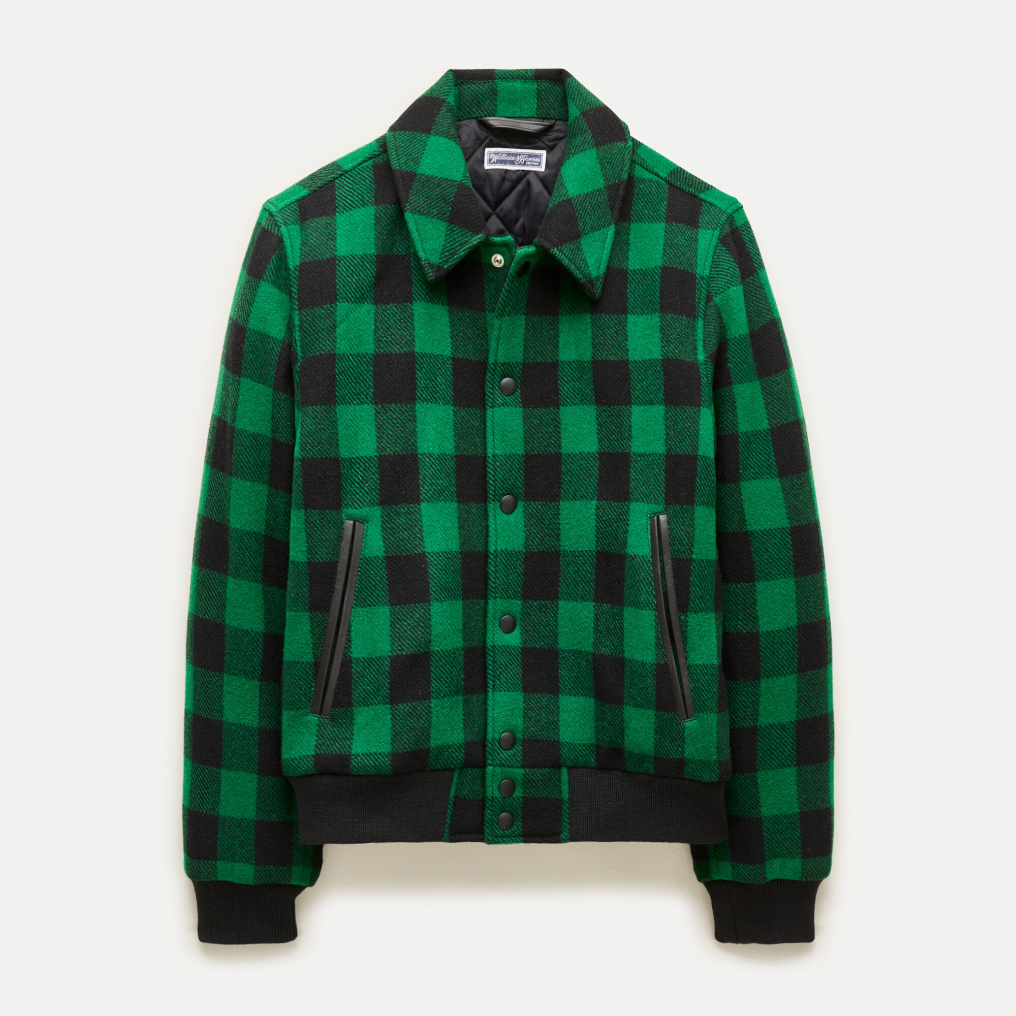 Wallace & Barnes wool jacket in buffalo plaid