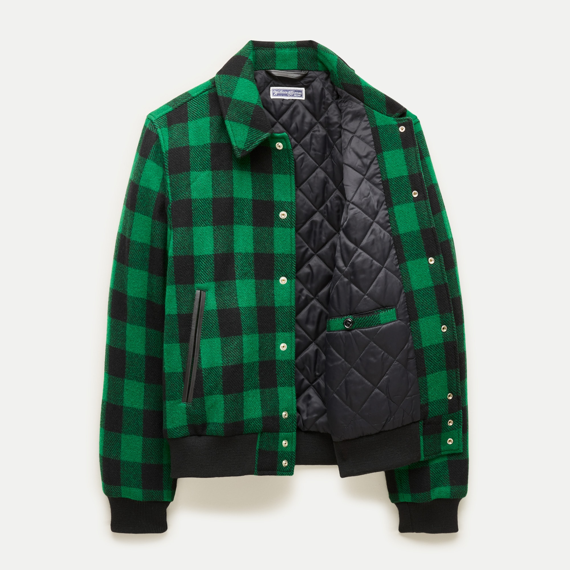 Wallace & Barnes wool jacket in buffalo plaid