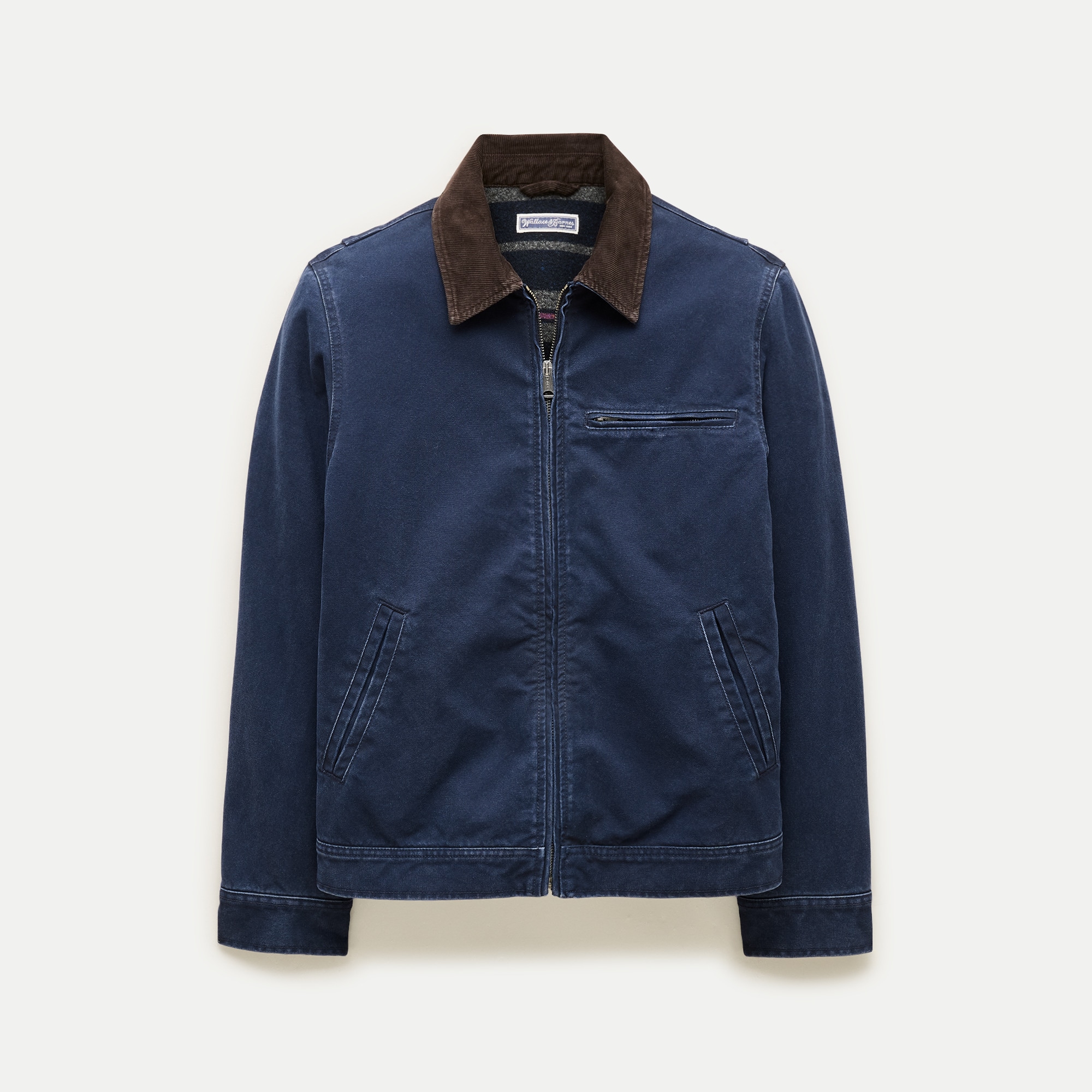 Wallace & Barnes lined canvas work jacket