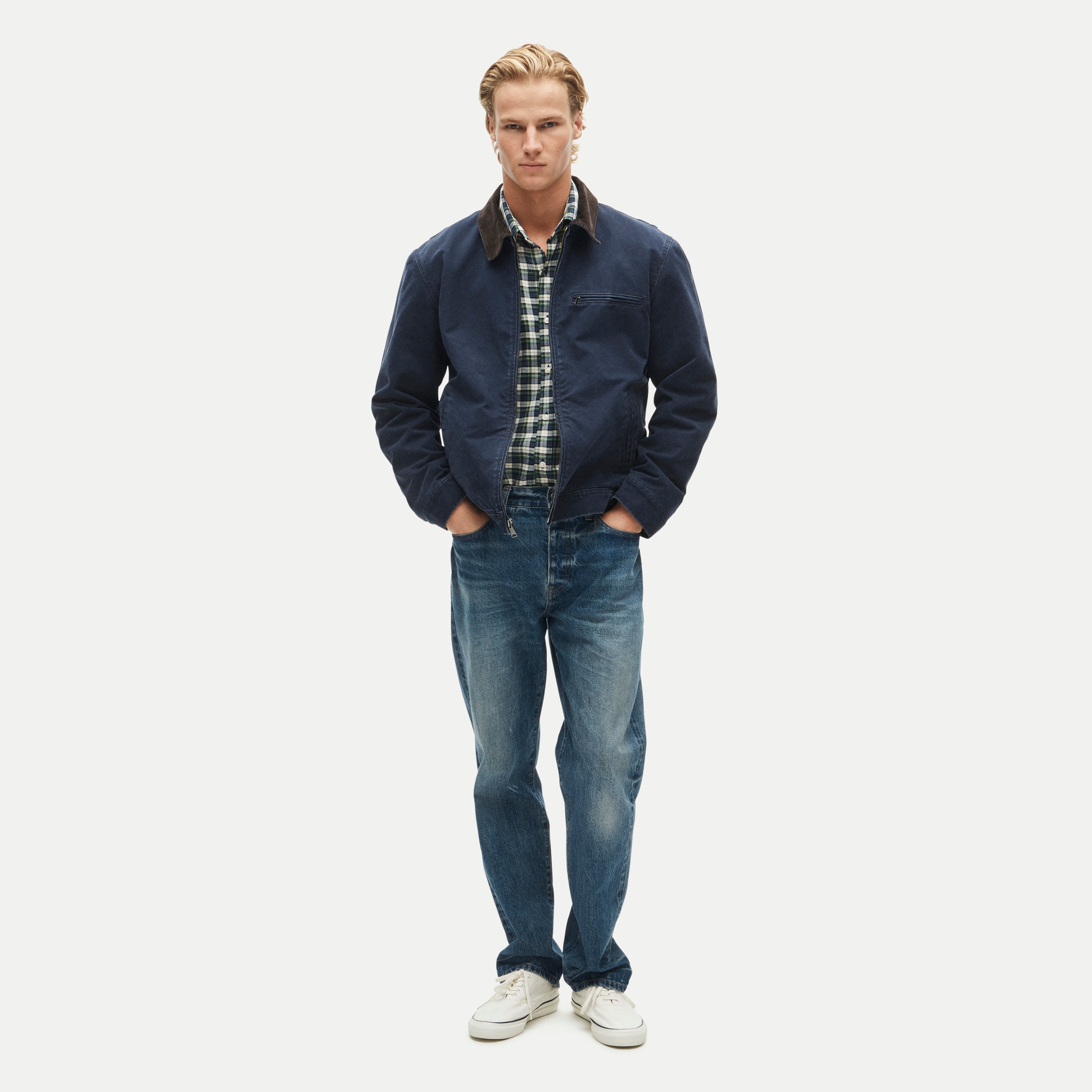 Wallace & Barnes lined canvas work jacket