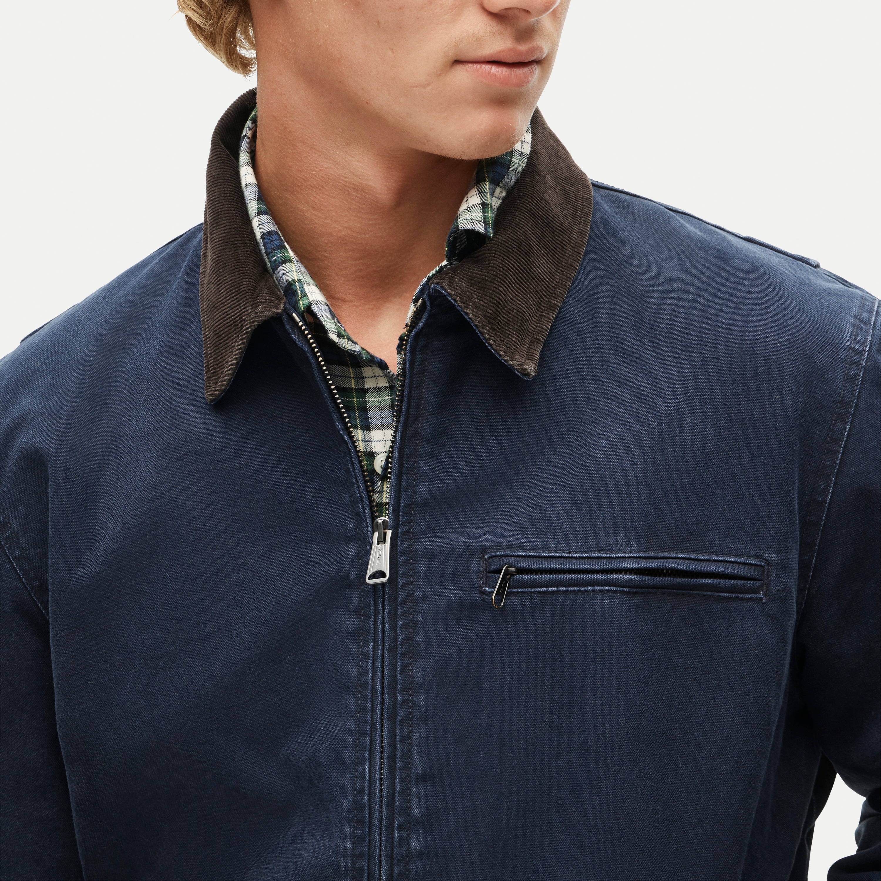 Wallace & Barnes lined canvas work jacket