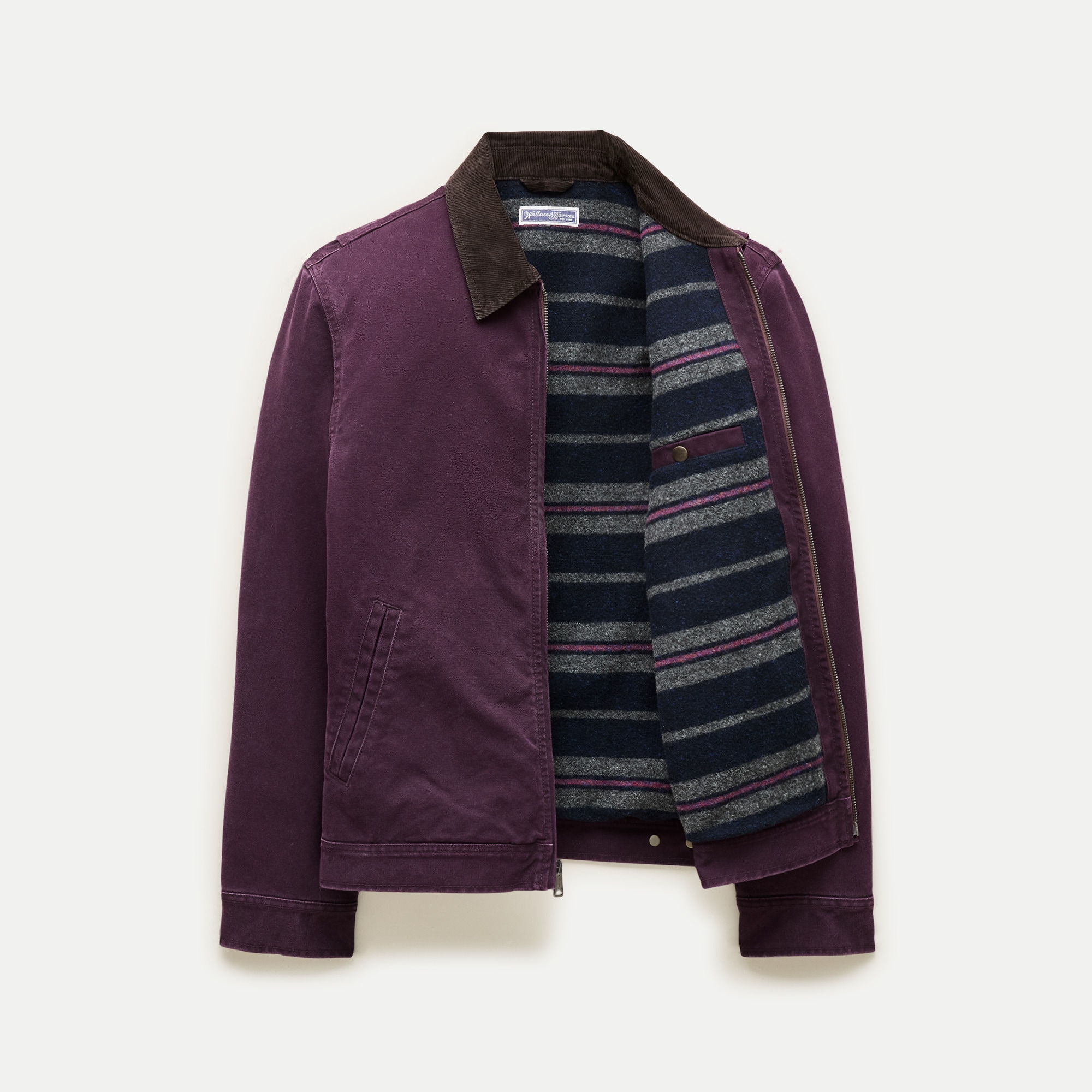 Wallace & Barnes lined canvas work jacket