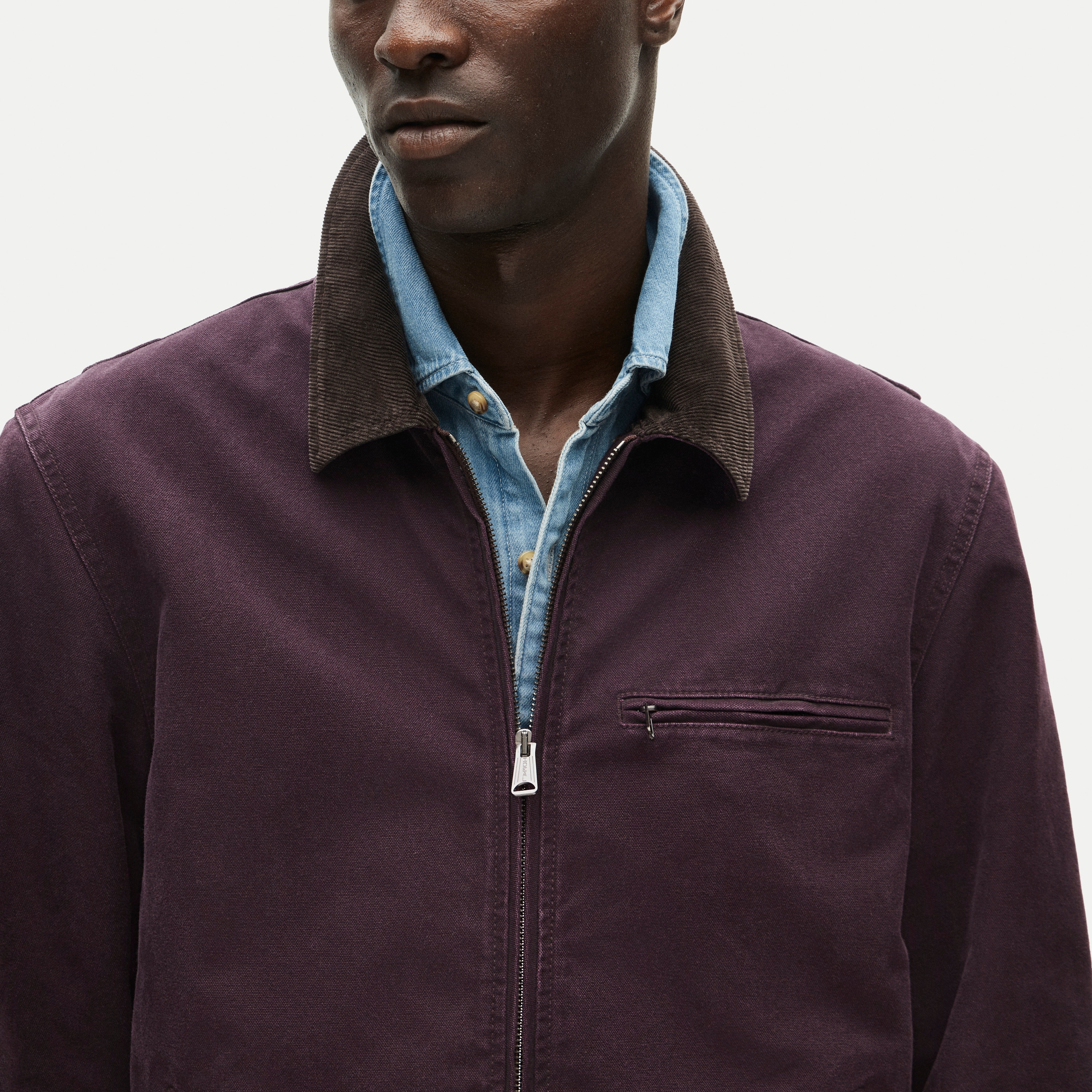 Wallace & Barnes lined canvas work jacket