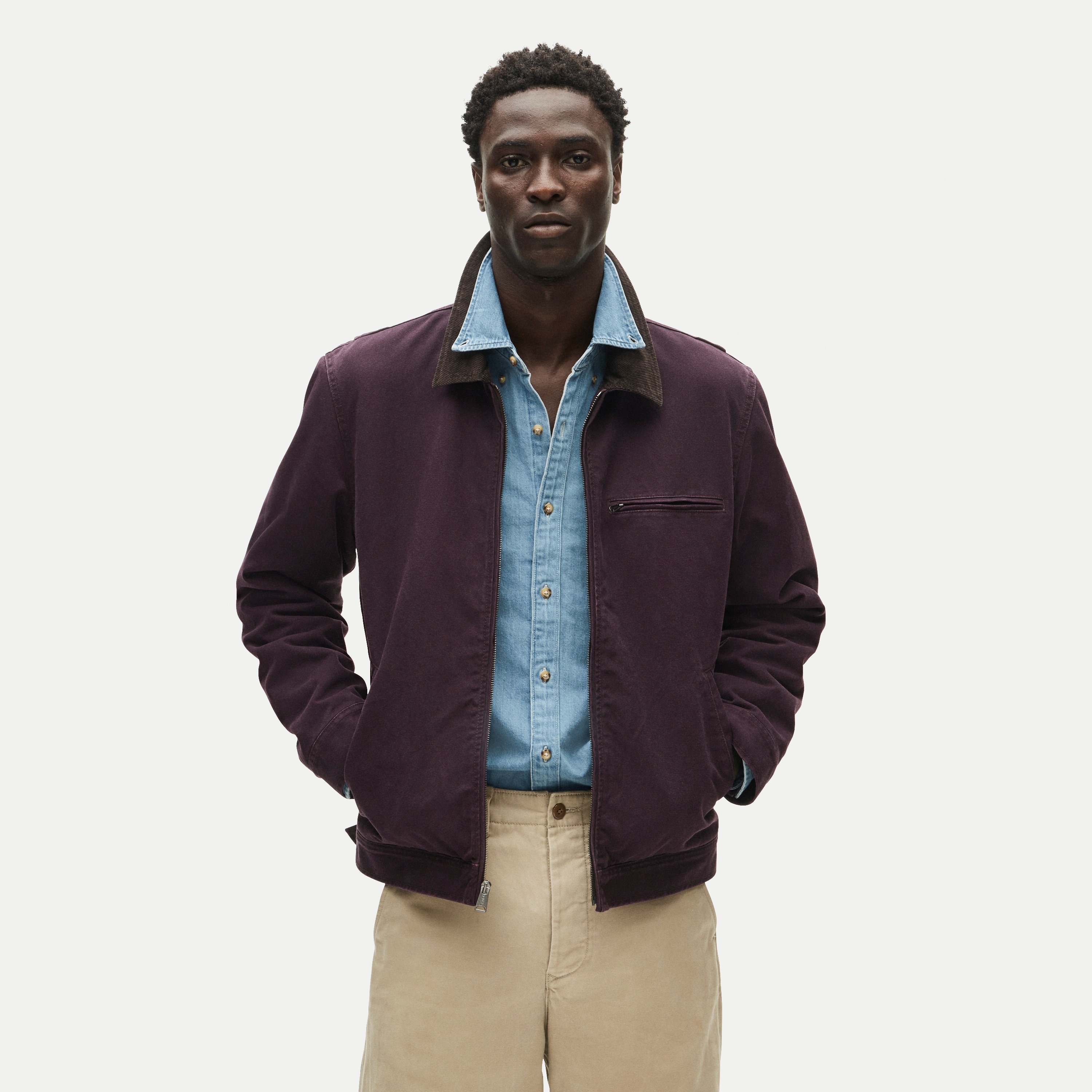Wallace & Barnes lined canvas work jacket