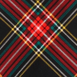 Silky square scarf BLACK MULTI