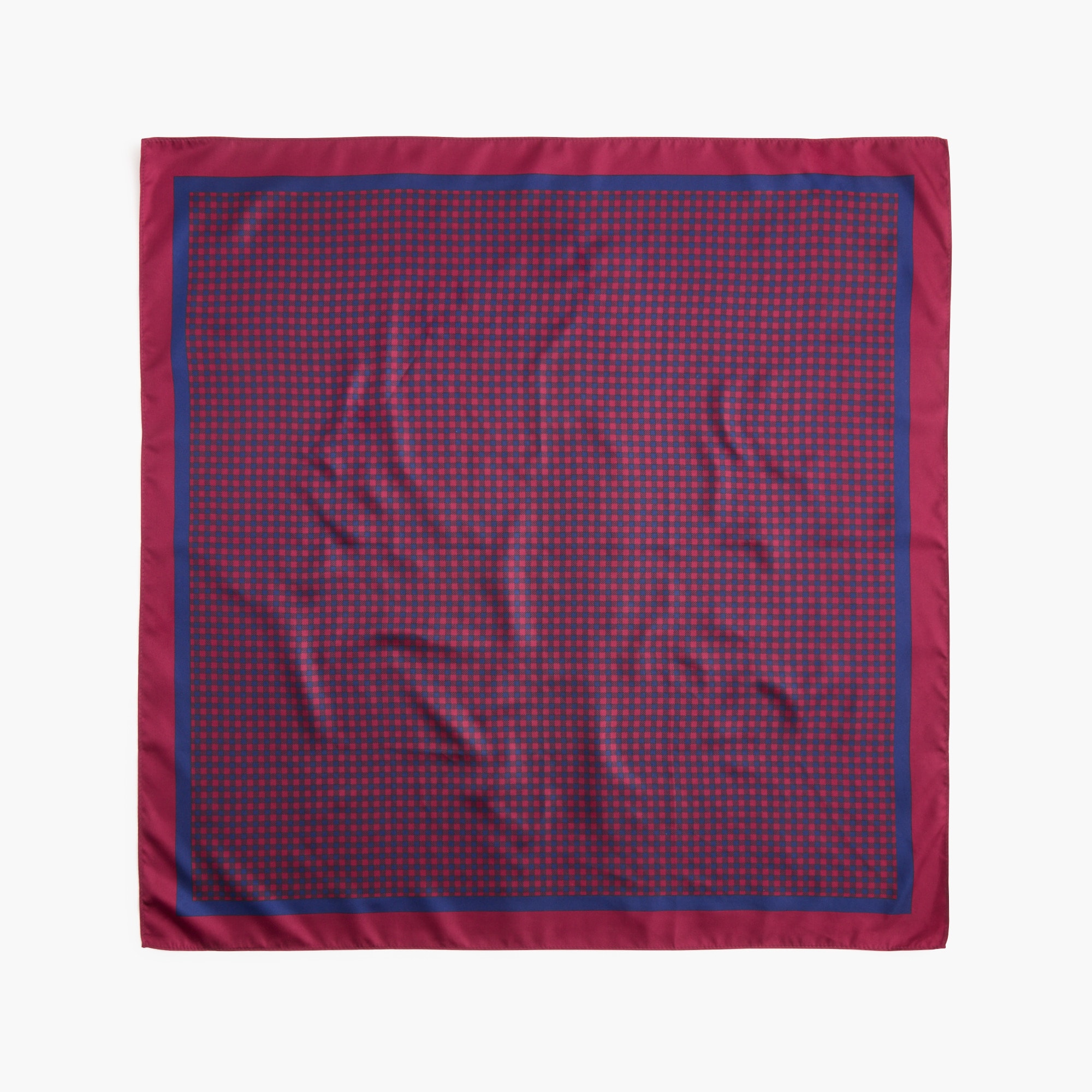 Silky square scarf