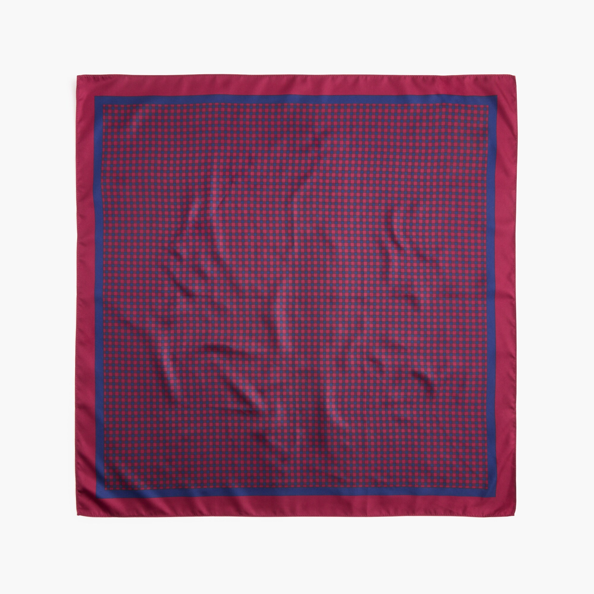 Silky square scarf