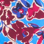 Silky square scarf LIGHT PACIFIC MULTI