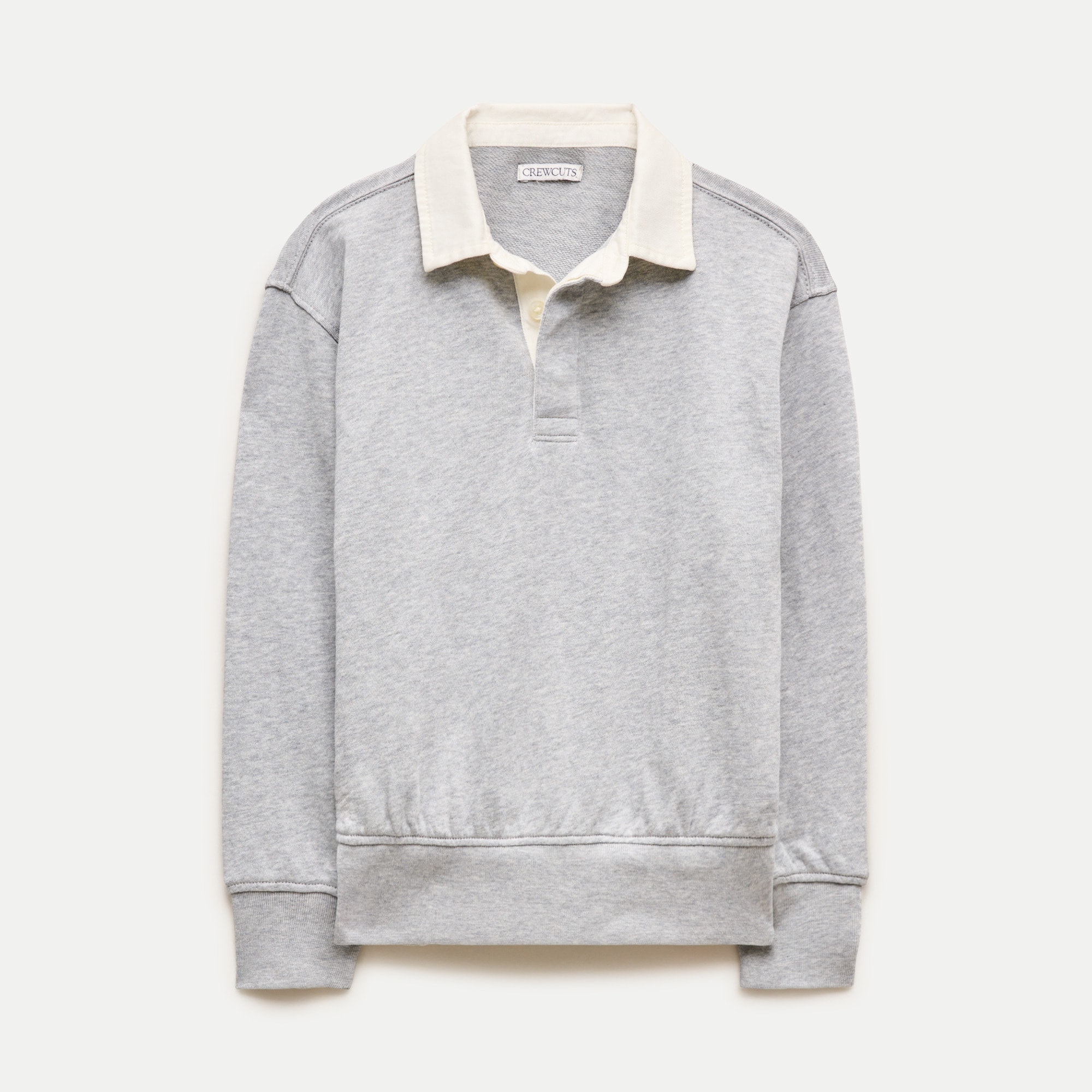 Kids' junior varsity rugby sweatshirt in terry