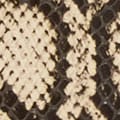 Berkeley small handknotted shoulder bag in raffia NATURAL MULTI SNAKE