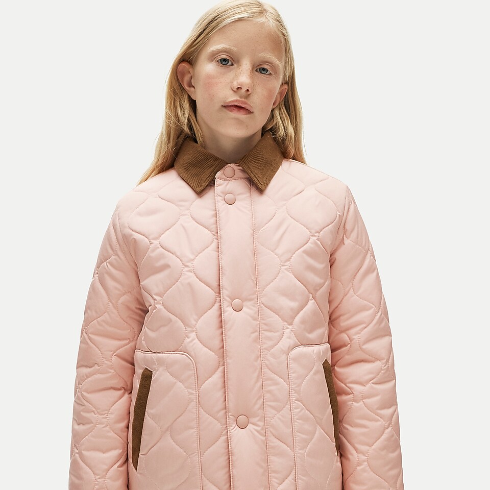 Kids' Barbour® Bedale Waxed Jacket For Girls | J.Crew
