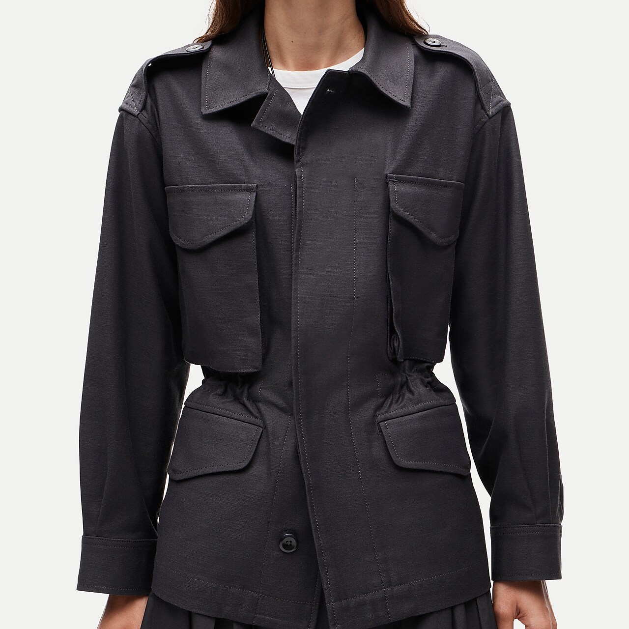 【廃盤】TEN-C STORM PARKA　シャーリングカラーセット 50 CX101_GY6237_d2?wid=1280&hei=1280