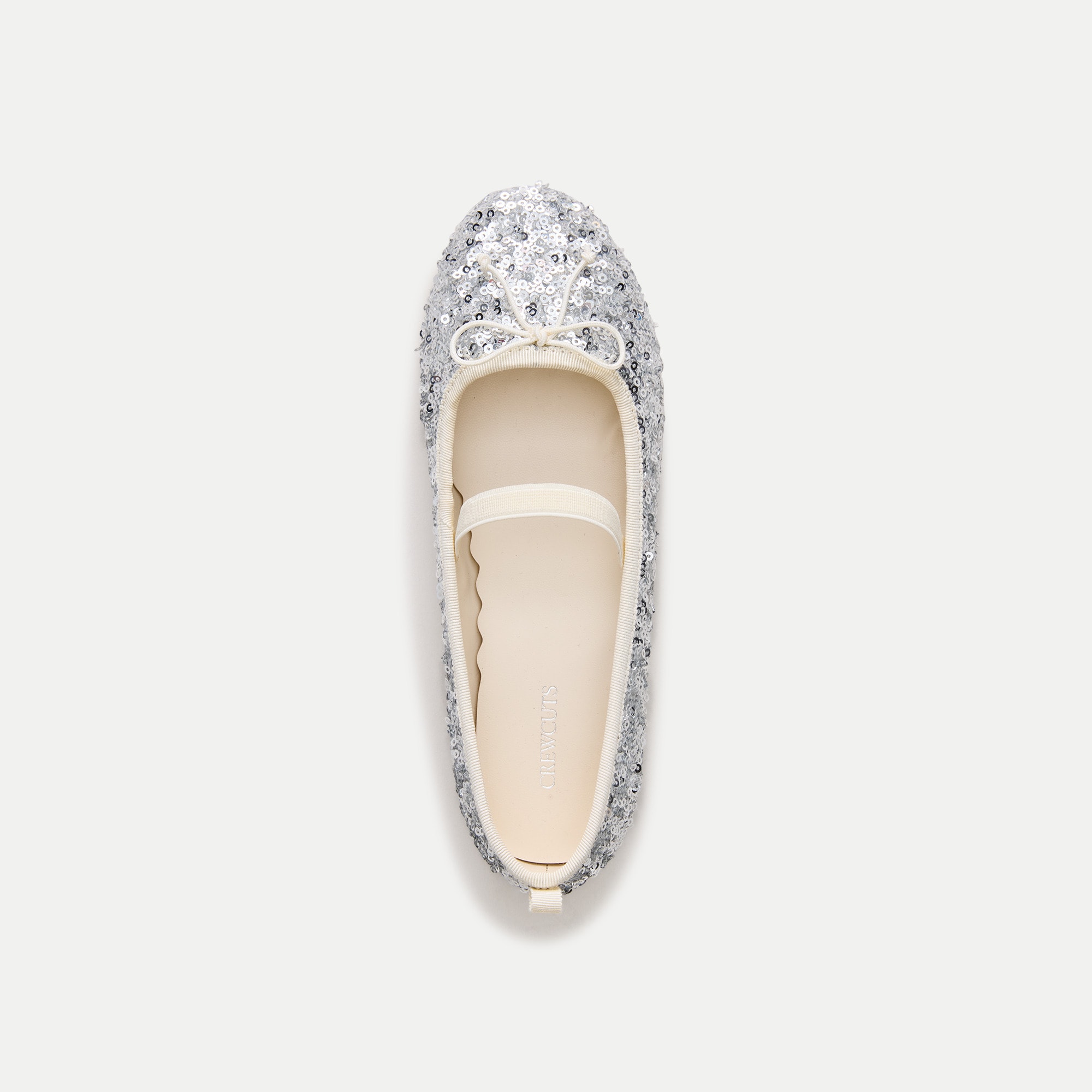 Girls' strappy sequin ballet flats - thumbnail 2