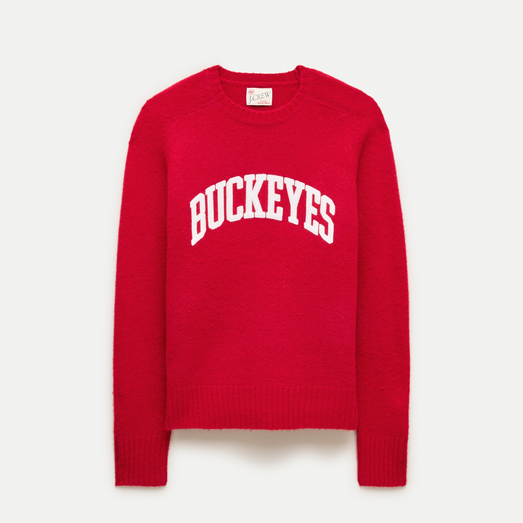 '47 x J.Crew brushed wool Ohio State sweater