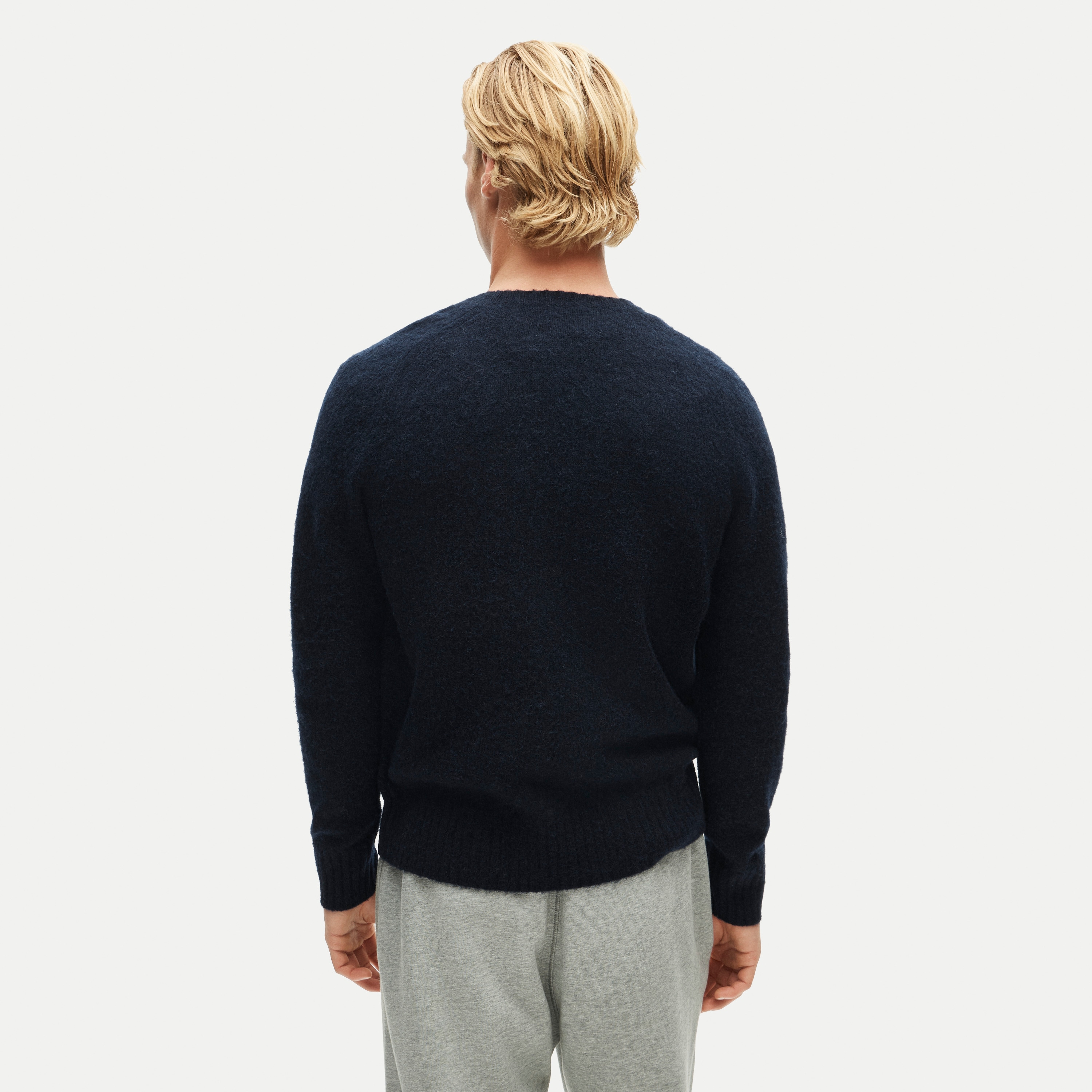 '47 x J.Crew brushed wool Michigan sweater