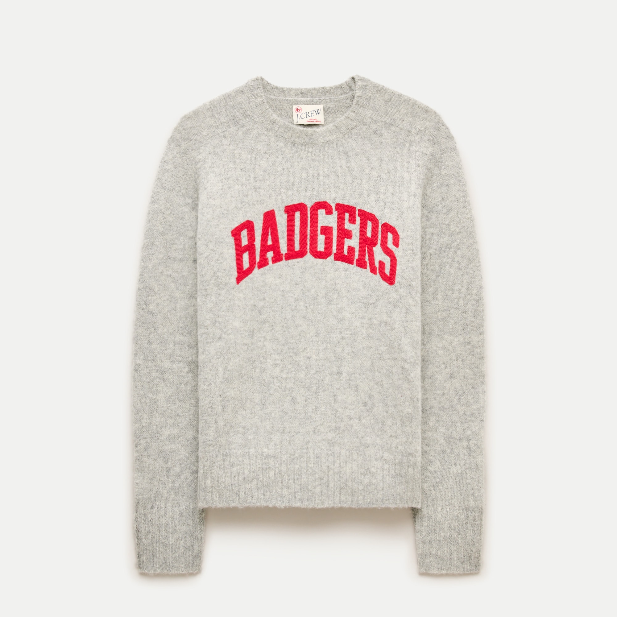'47 x J.Crew brushed wool Wisconsin sweater
