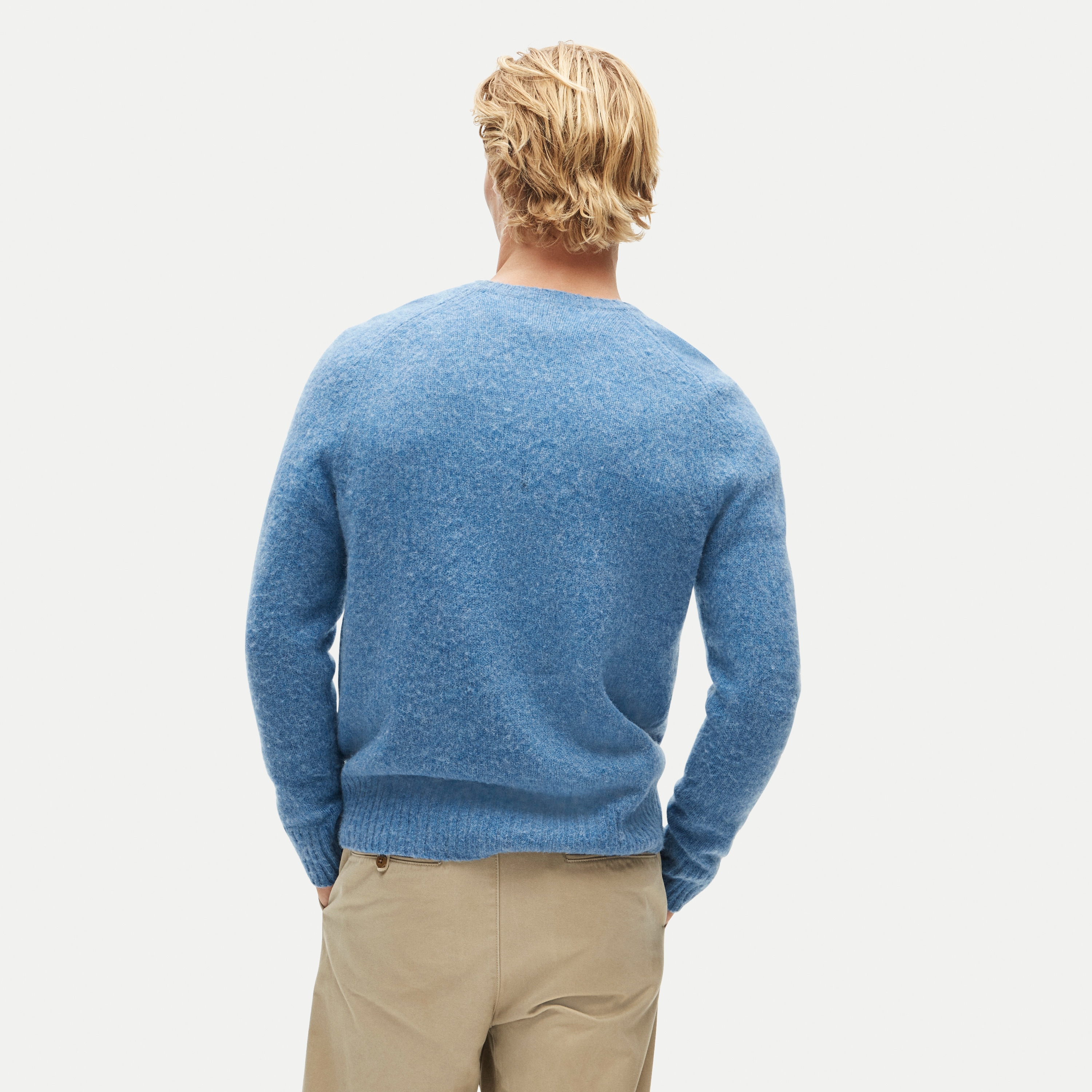 '47 x J.Crew brushed wool UCLA sweater