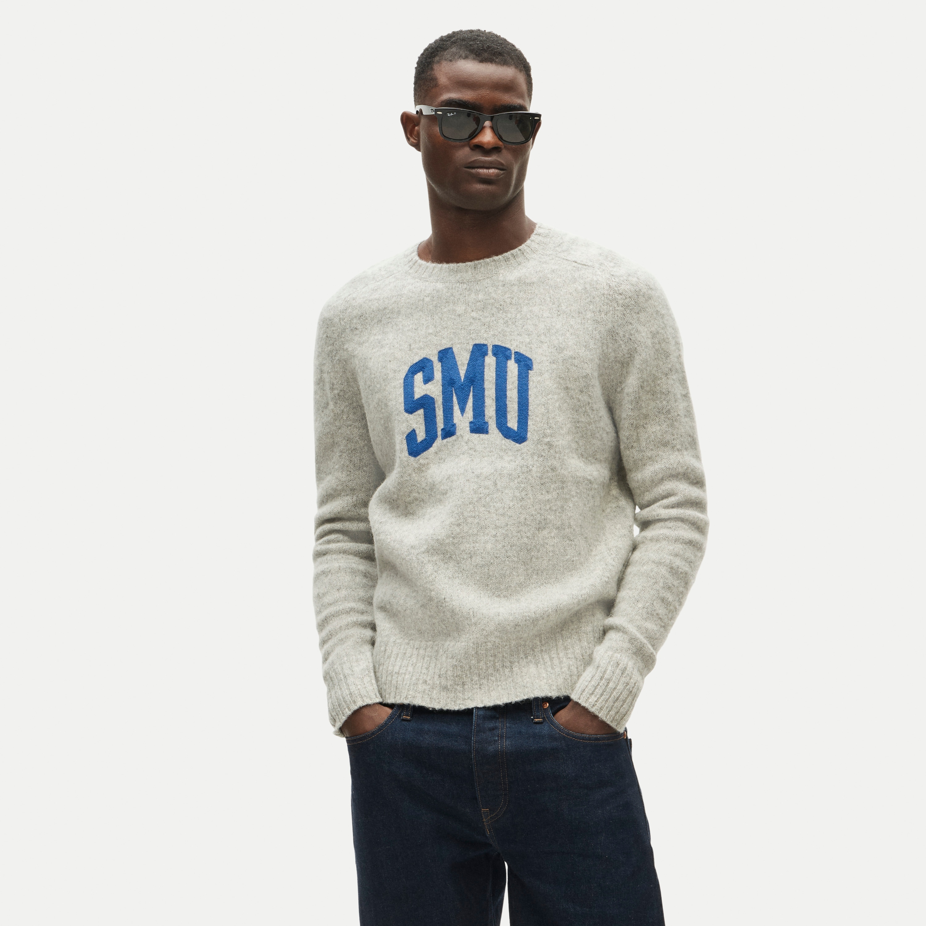 '47 x J.Crew brushed wool SMU sweater