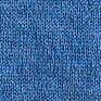 Short-sleeve crewneck scalloped sweater HTHR BALTIC BLUE