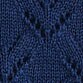 Short-sleeve pointelle cardigan sweater ANTIQUE NAVY