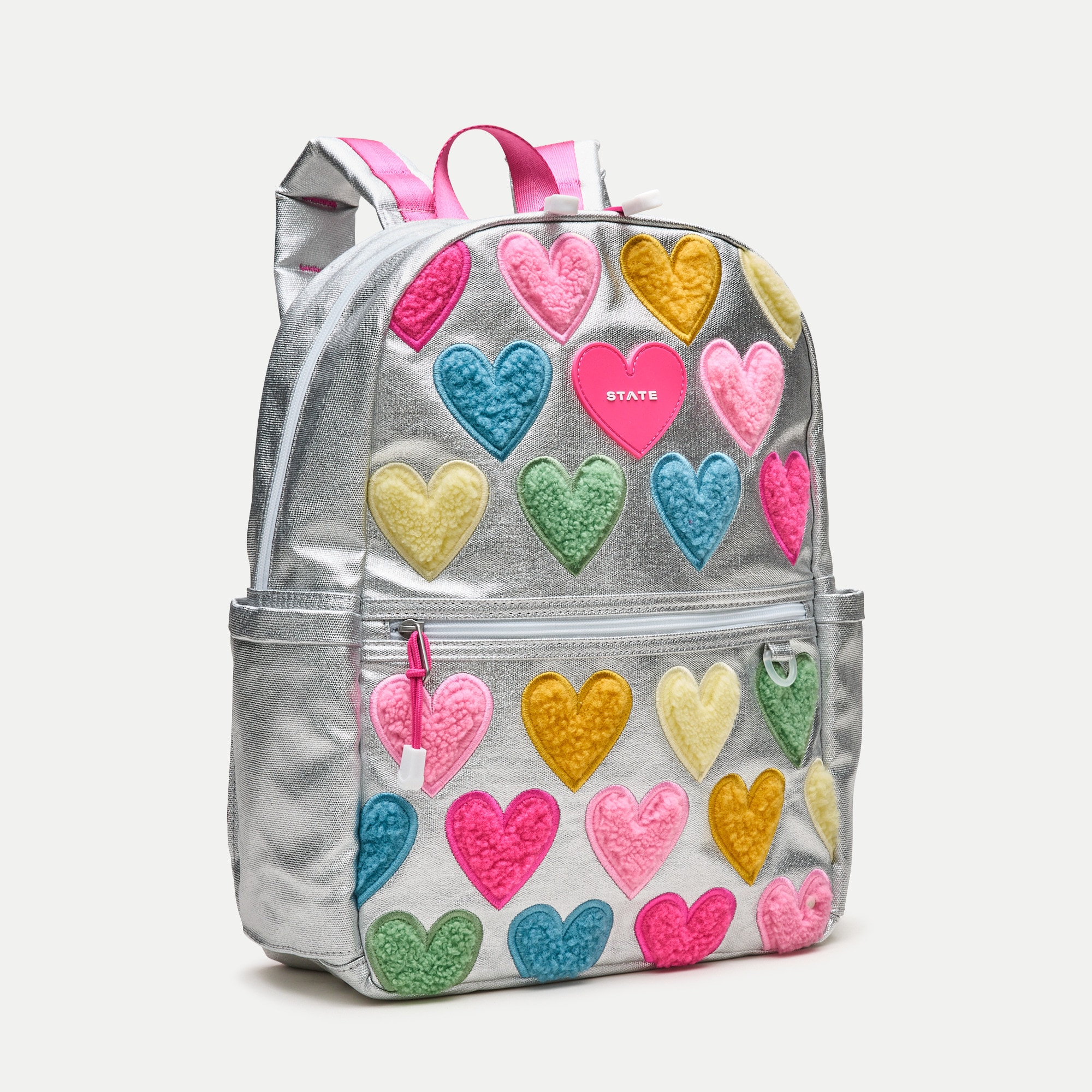 State™ kids' Kane backpack in rainbow heart print