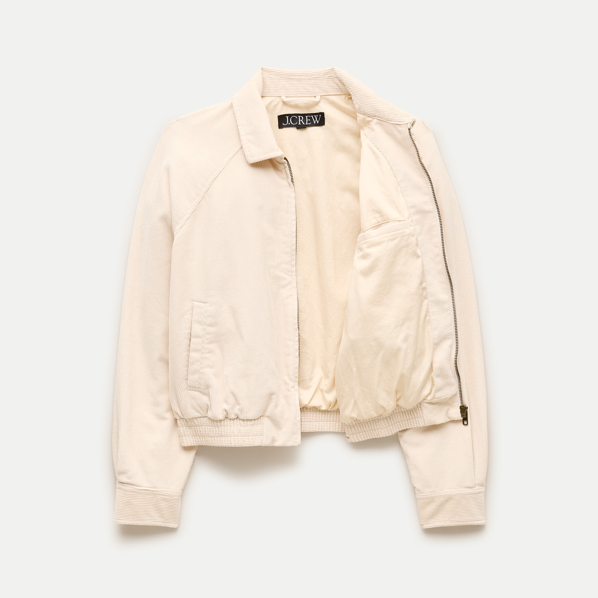 Bomber jacket in corduroy