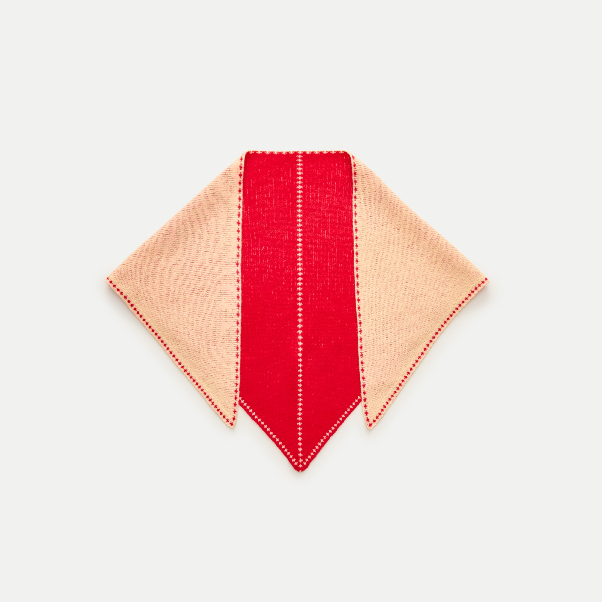 Reversible bandana in vintage wool