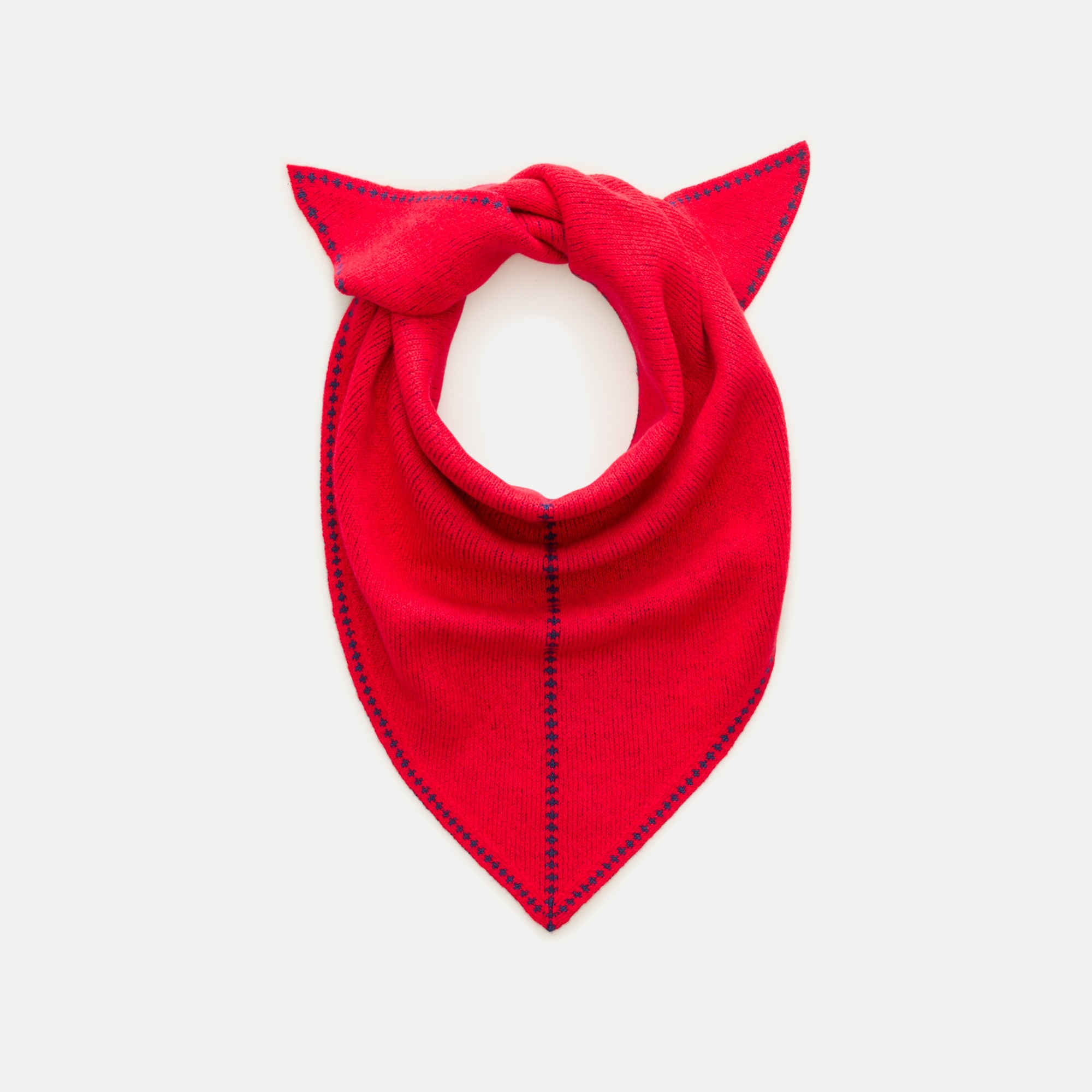Reversible bandana in vintage wool