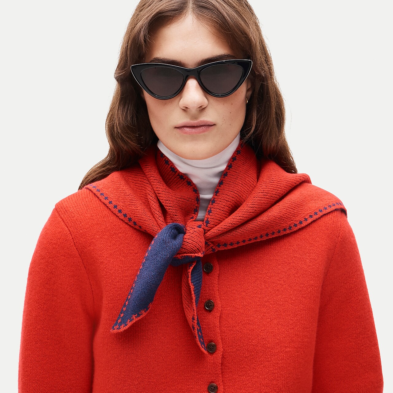 Reversible bandana in vintage wool by J.Crew