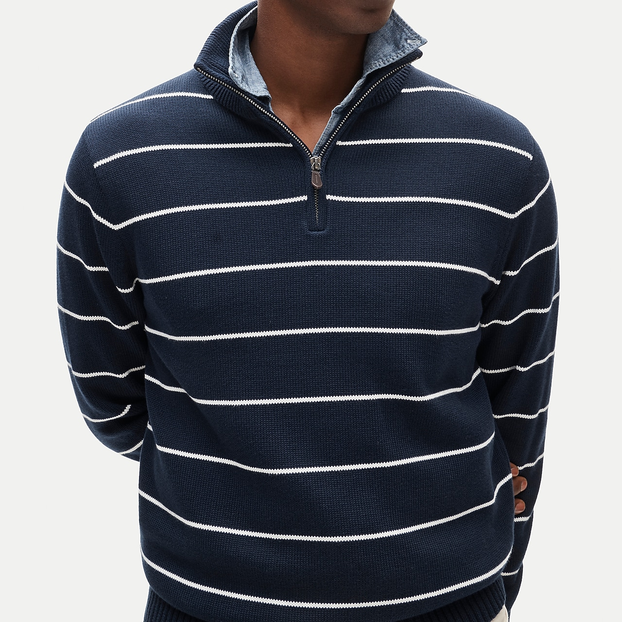 Cotton-silk Turtleneck Sweater For Men | J.Crew
