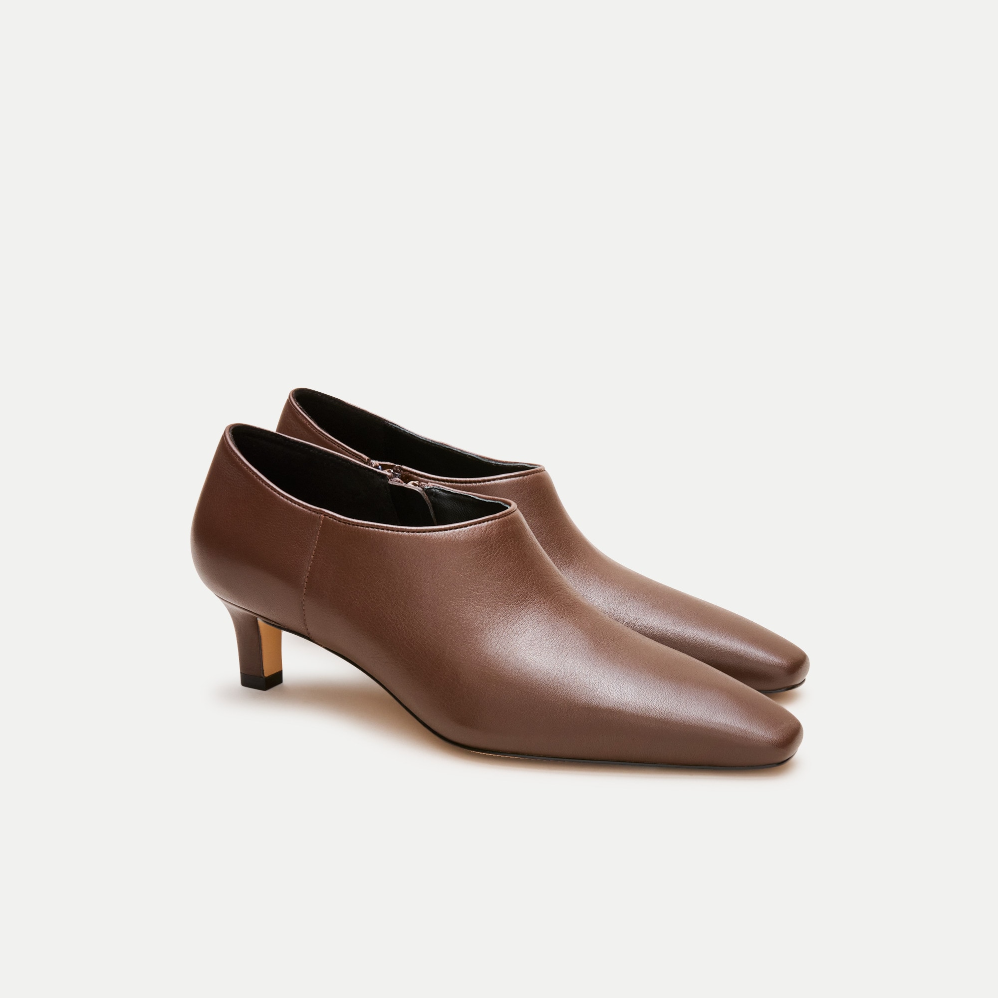 Sylvie low ankle boots in leather
