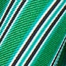 Skinny silk scarf in stripe GREEN TILE STRIPE MULTI