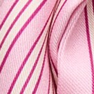 Skinny silk scarf in stripe LILAC MAGENTA STRIPE MU