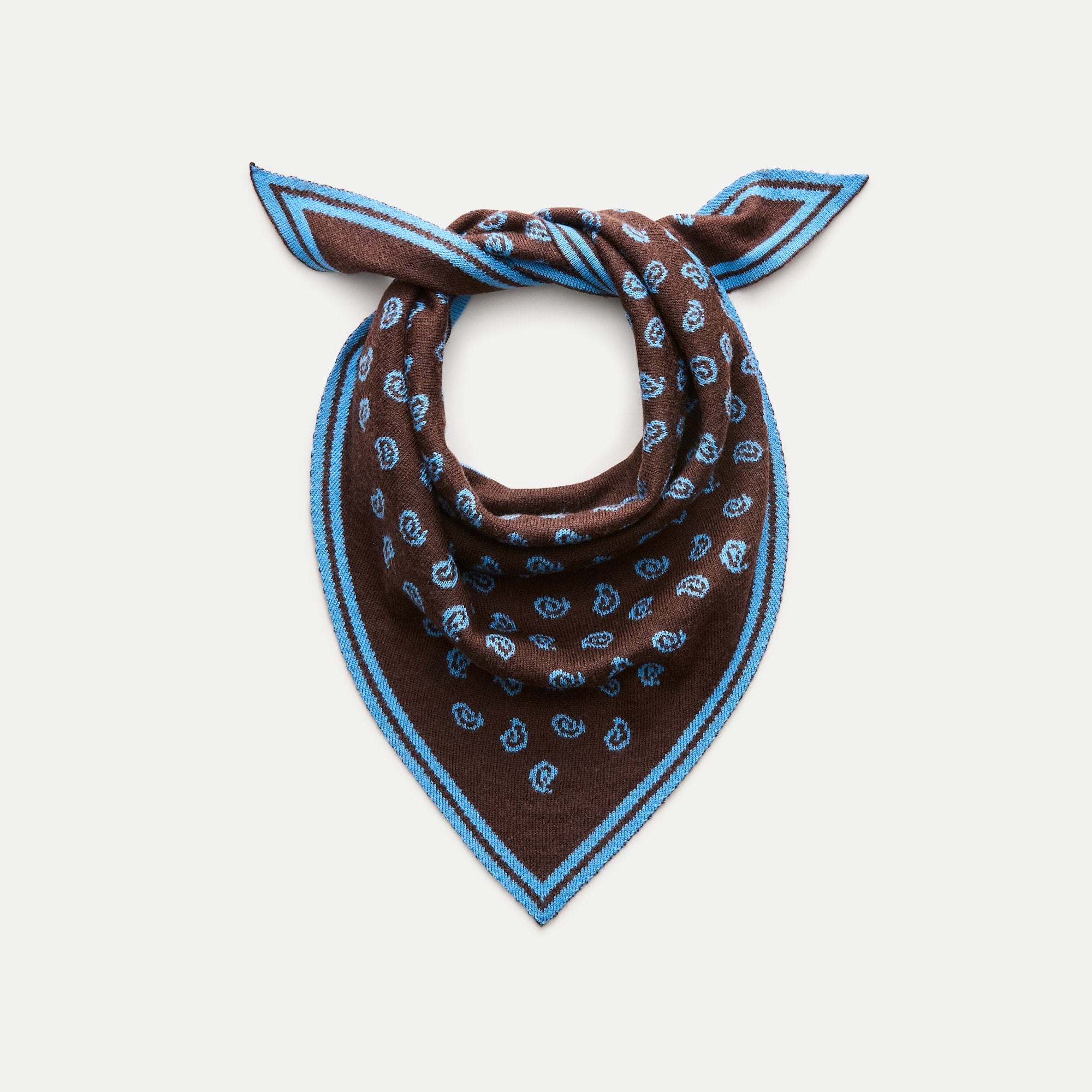 Merino Wool Bandana In Reversible Paisley For Women | J.Crew
