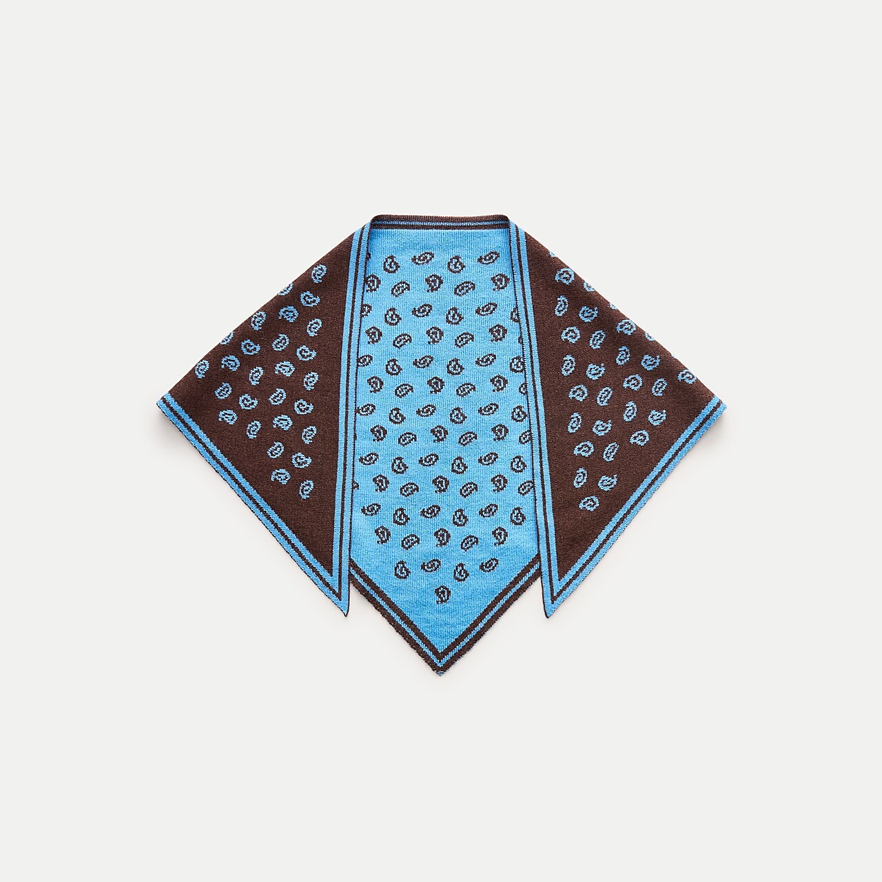Merino Wool Bandana In Reversible Paisley For Women | J.Crew