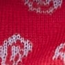 Merino wool bandana in reversible paisley SNAPPER RED LAVENDER