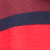 Boyfriend jersey rugby shirt in stripe BURGUNDY RED