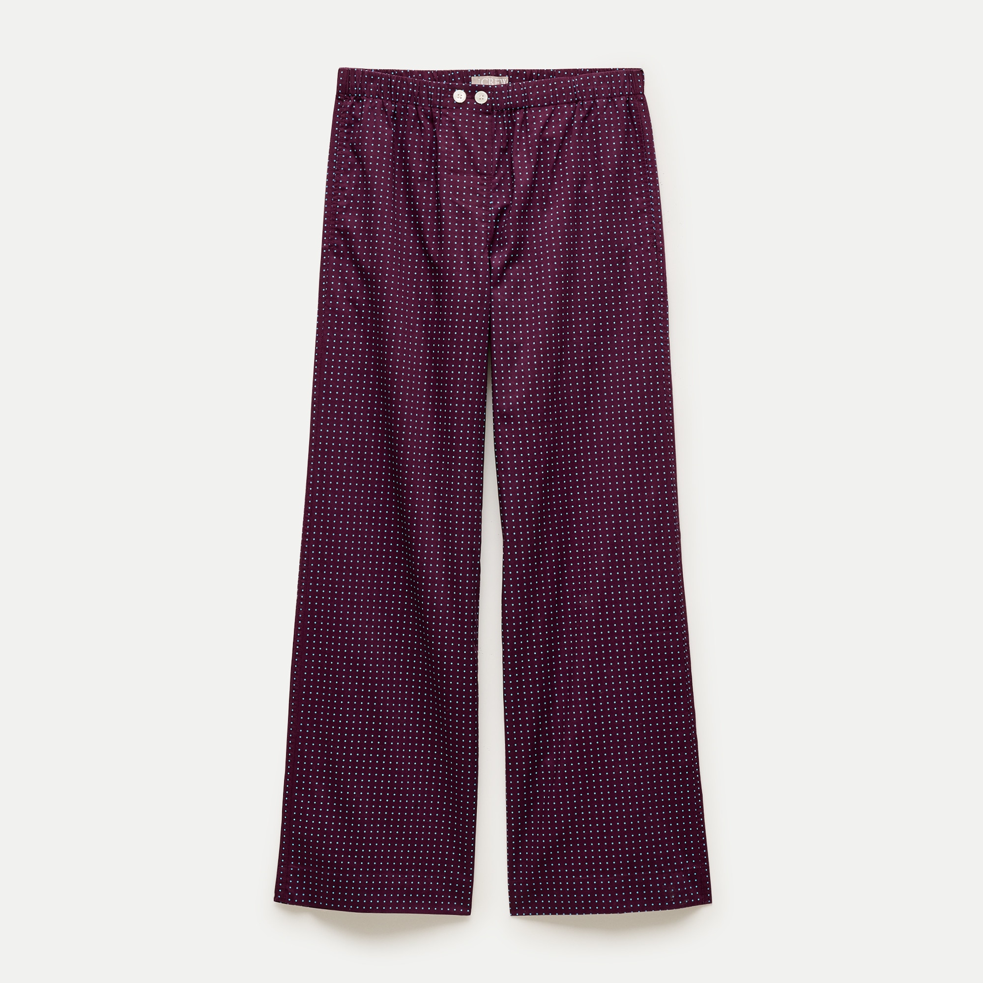 Classic pajama pant in cotton poplin