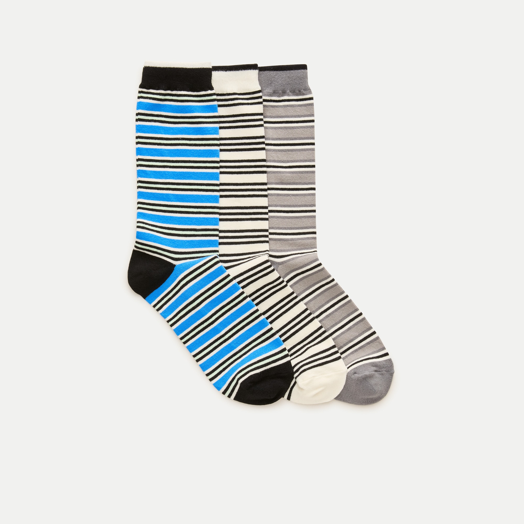 Printed trouser socks three-pack