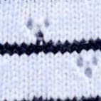 Girls' ruffle-collar sweater-polo PERI NAVY MULTI