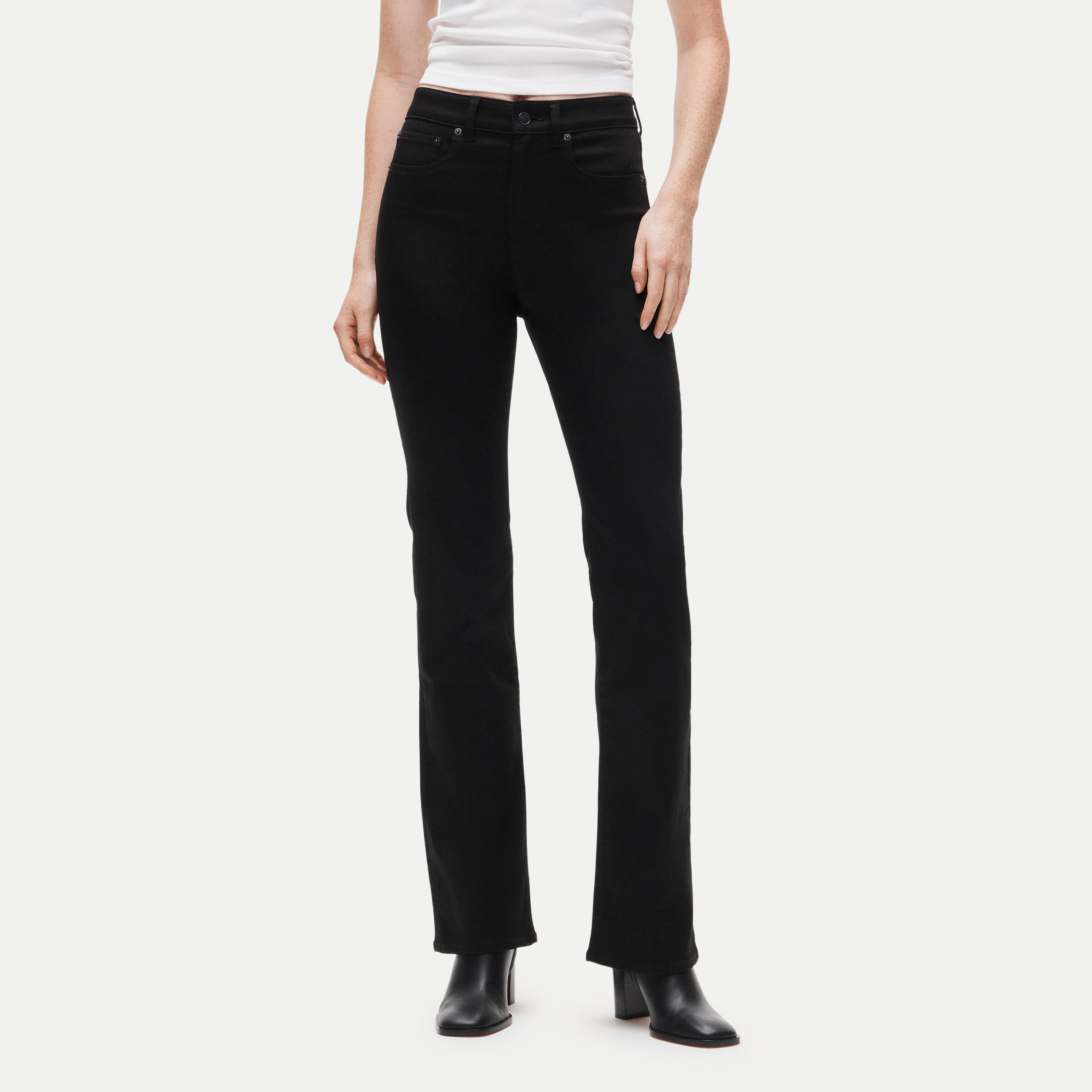Bootcut jean in super-stretch