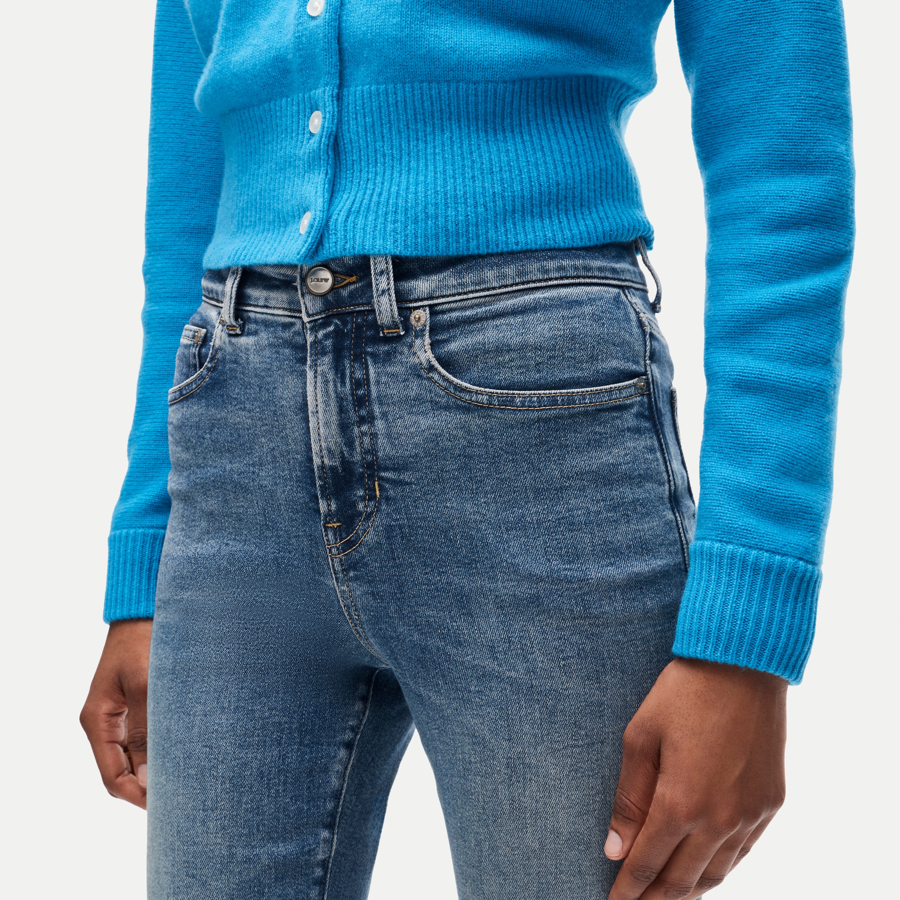 Bootcut jean in super-stretch