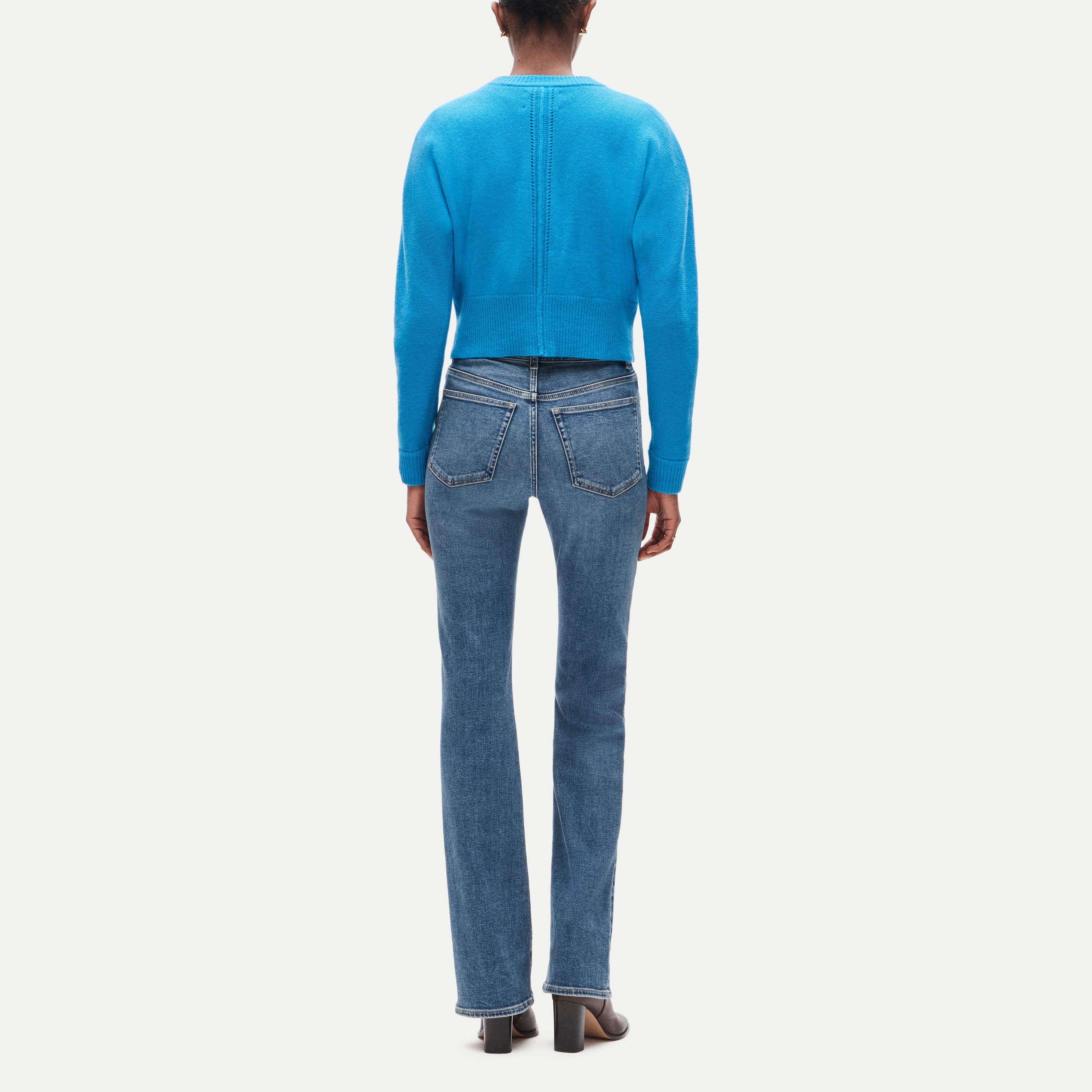 Bootcut jean in super-stretch