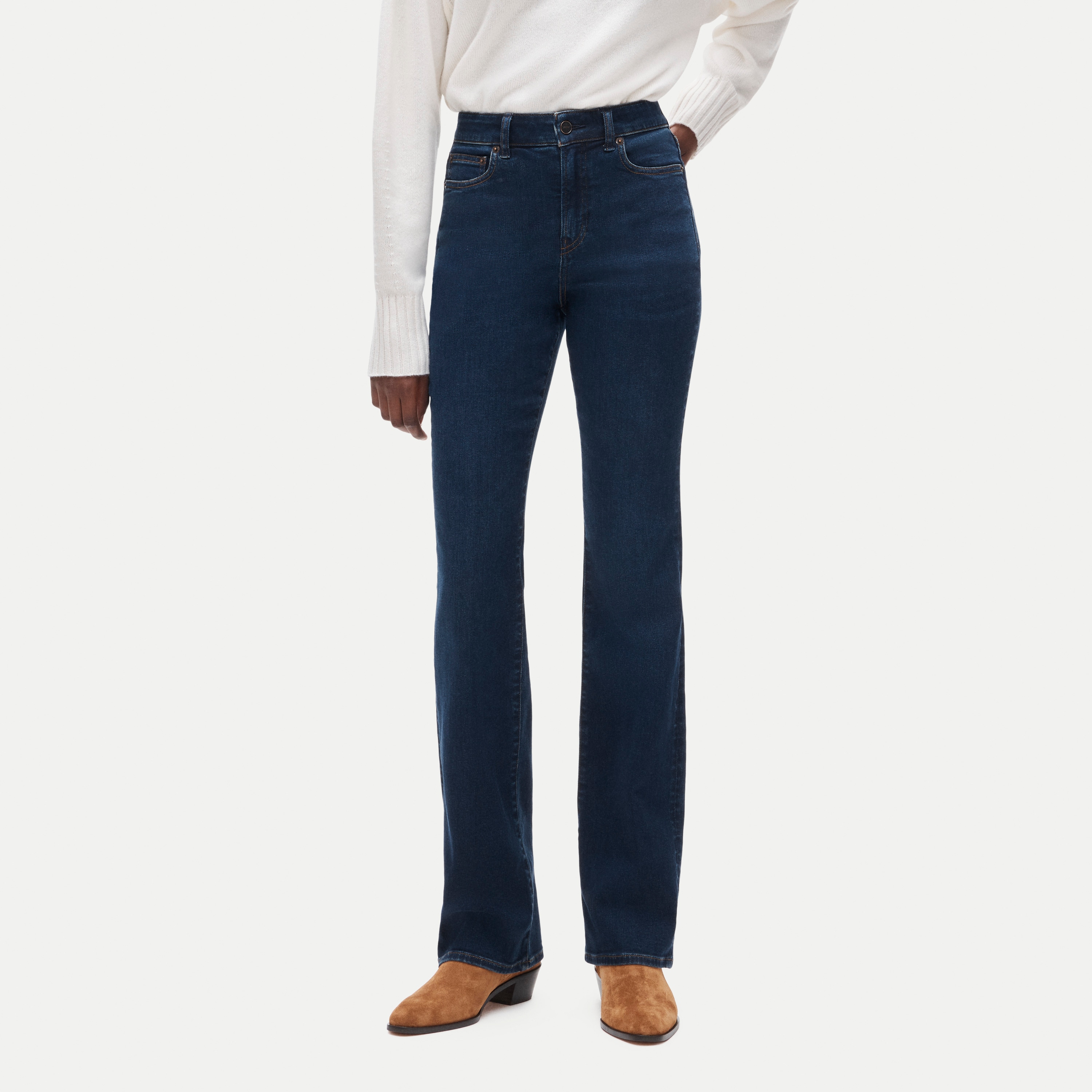 Bootcut jean in super-stretch