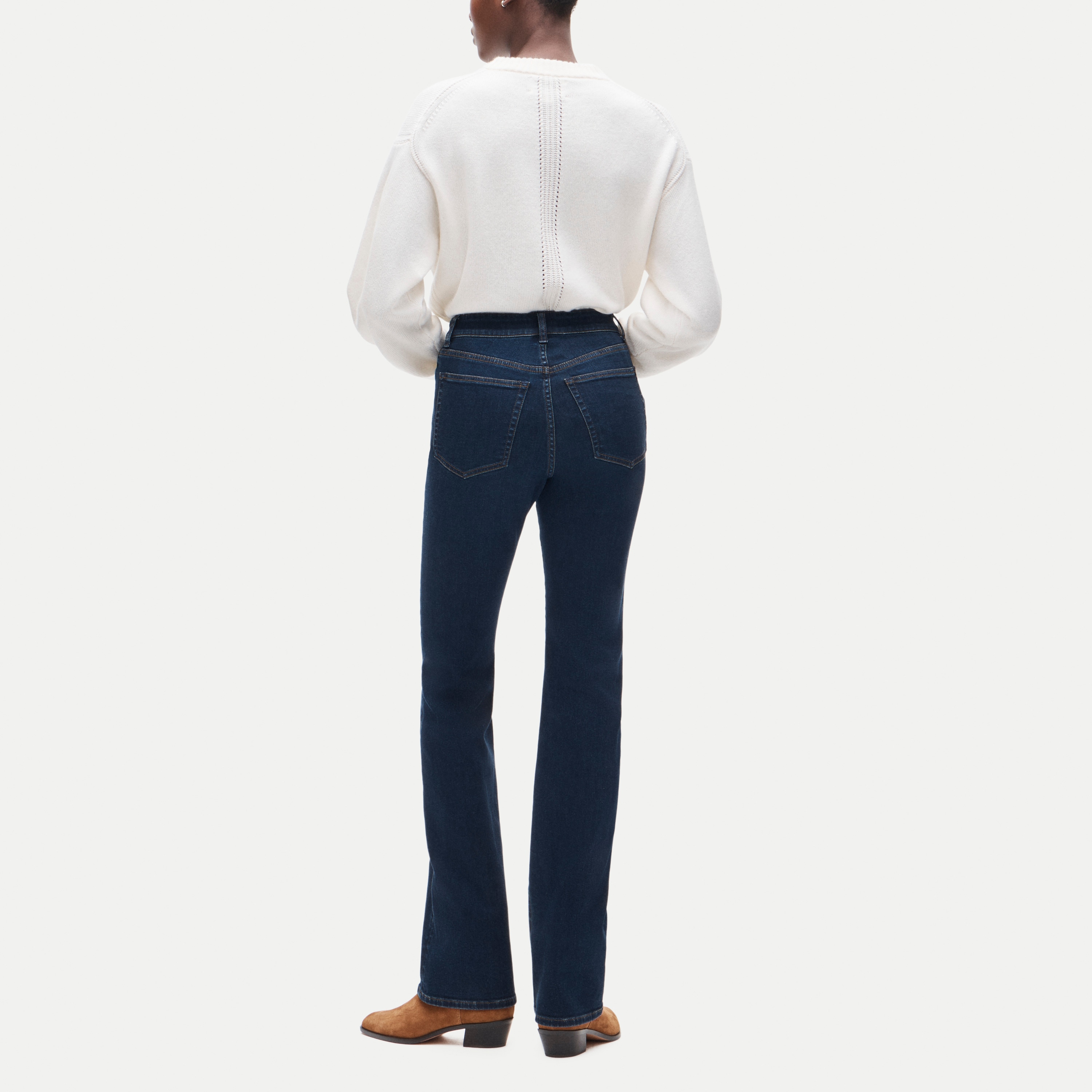Bootcut jean in super-stretch