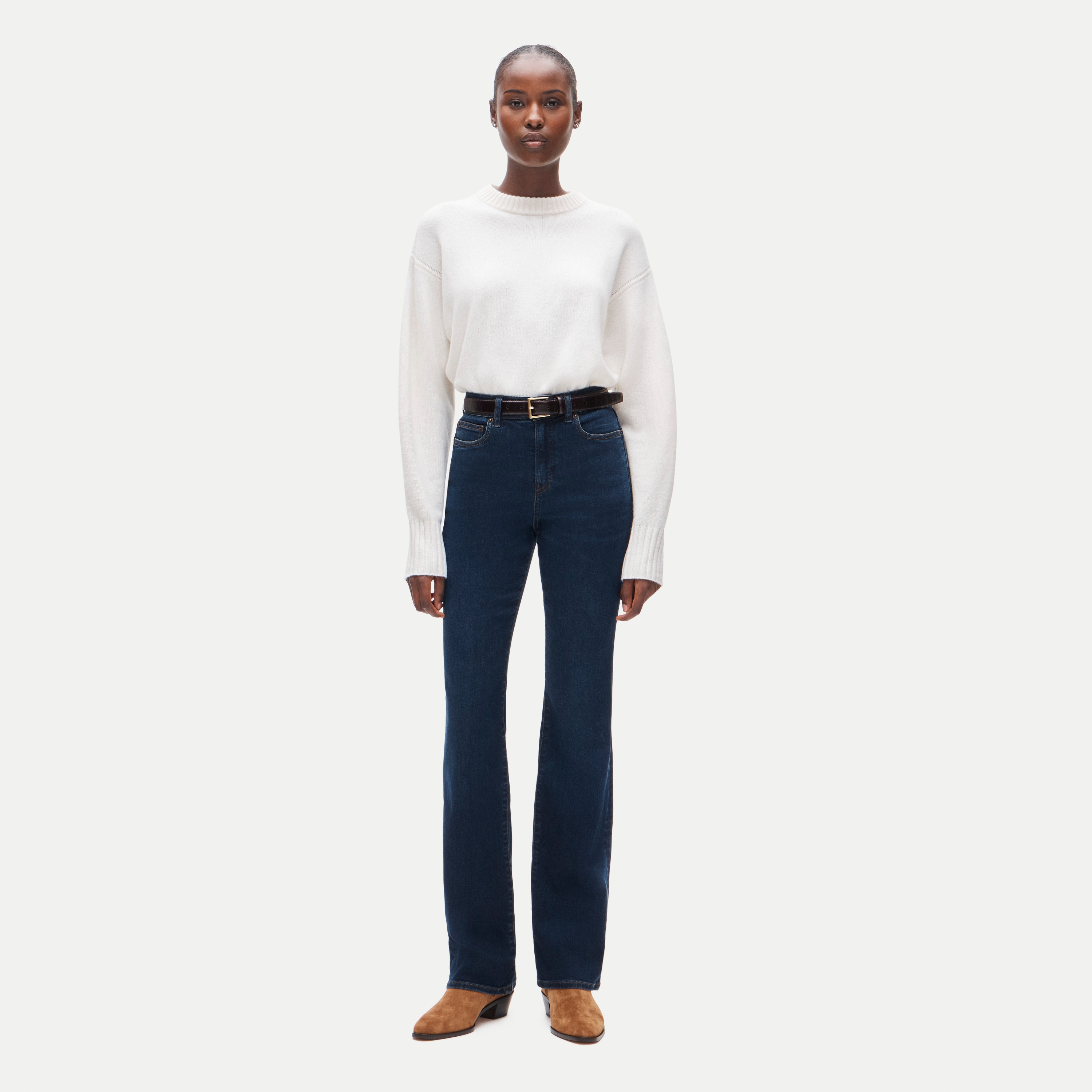 Bootcut jean in super-stretch