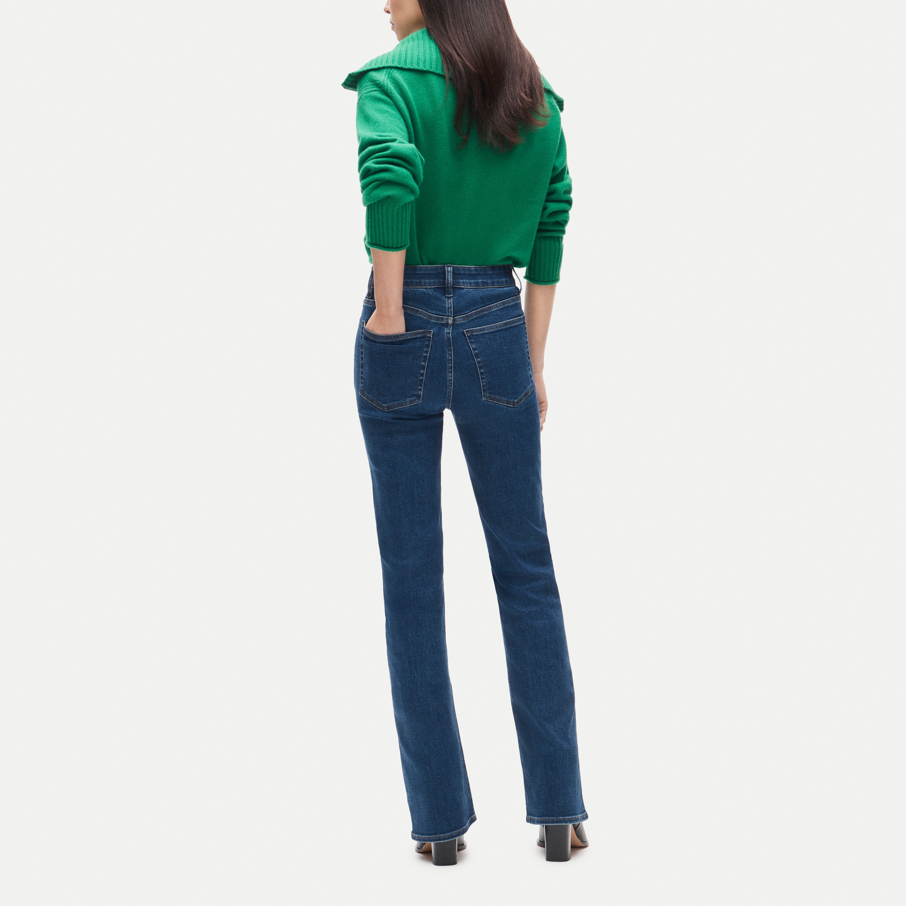 Bootcut jean in super-stretch