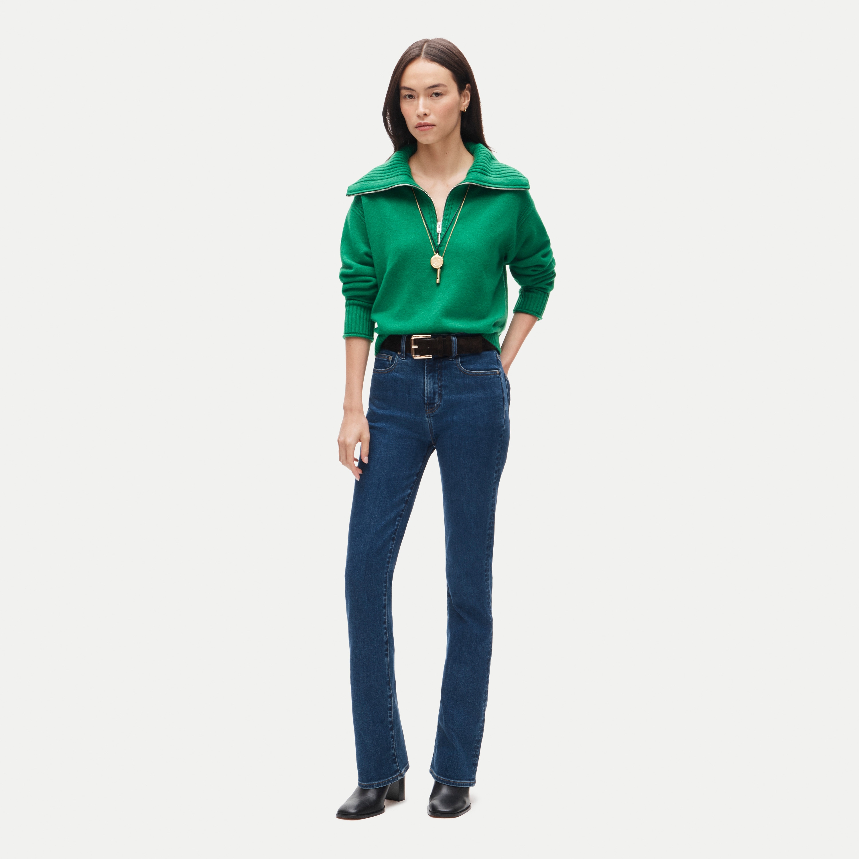 Bootcut jean in super-stretch
