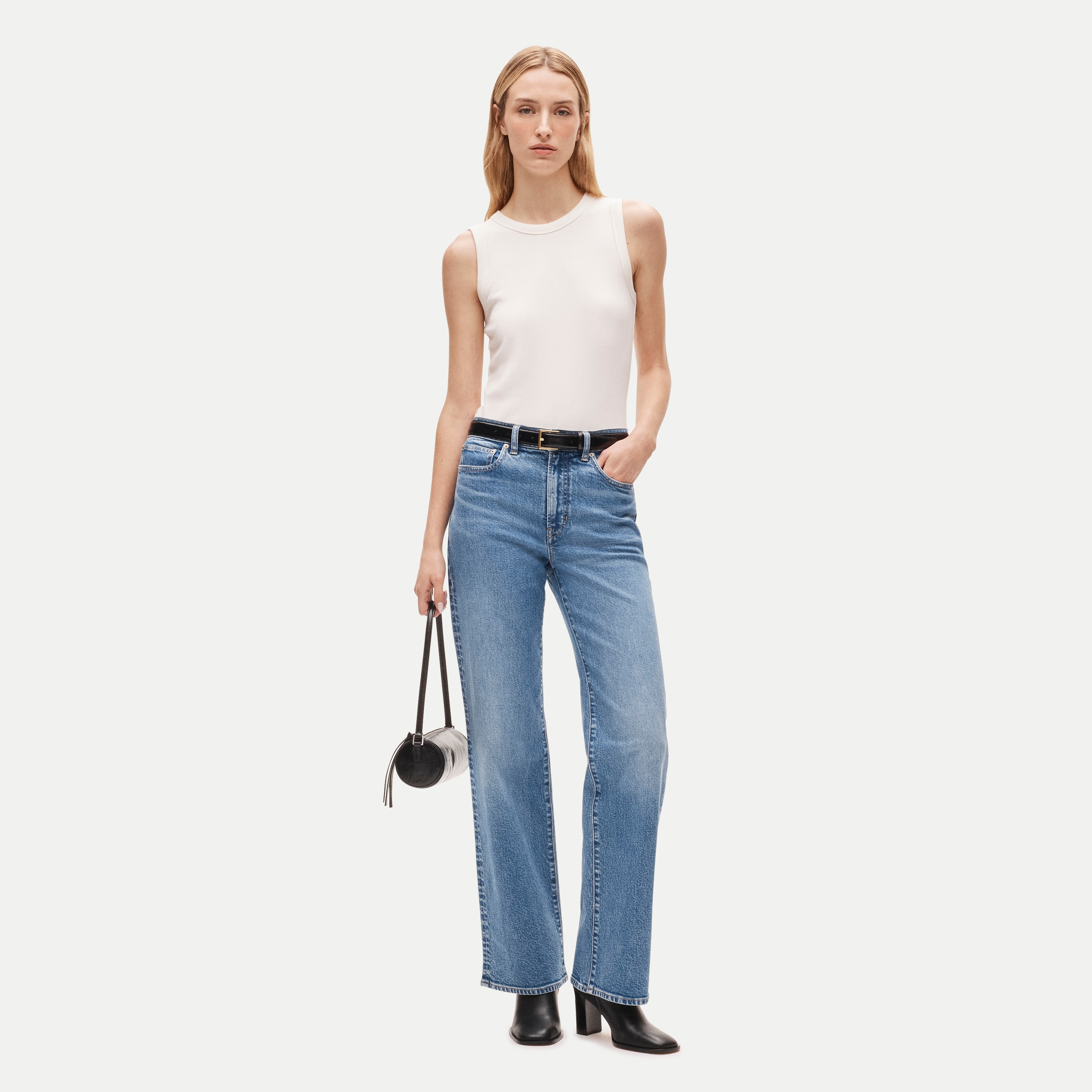 Slim-wide jean